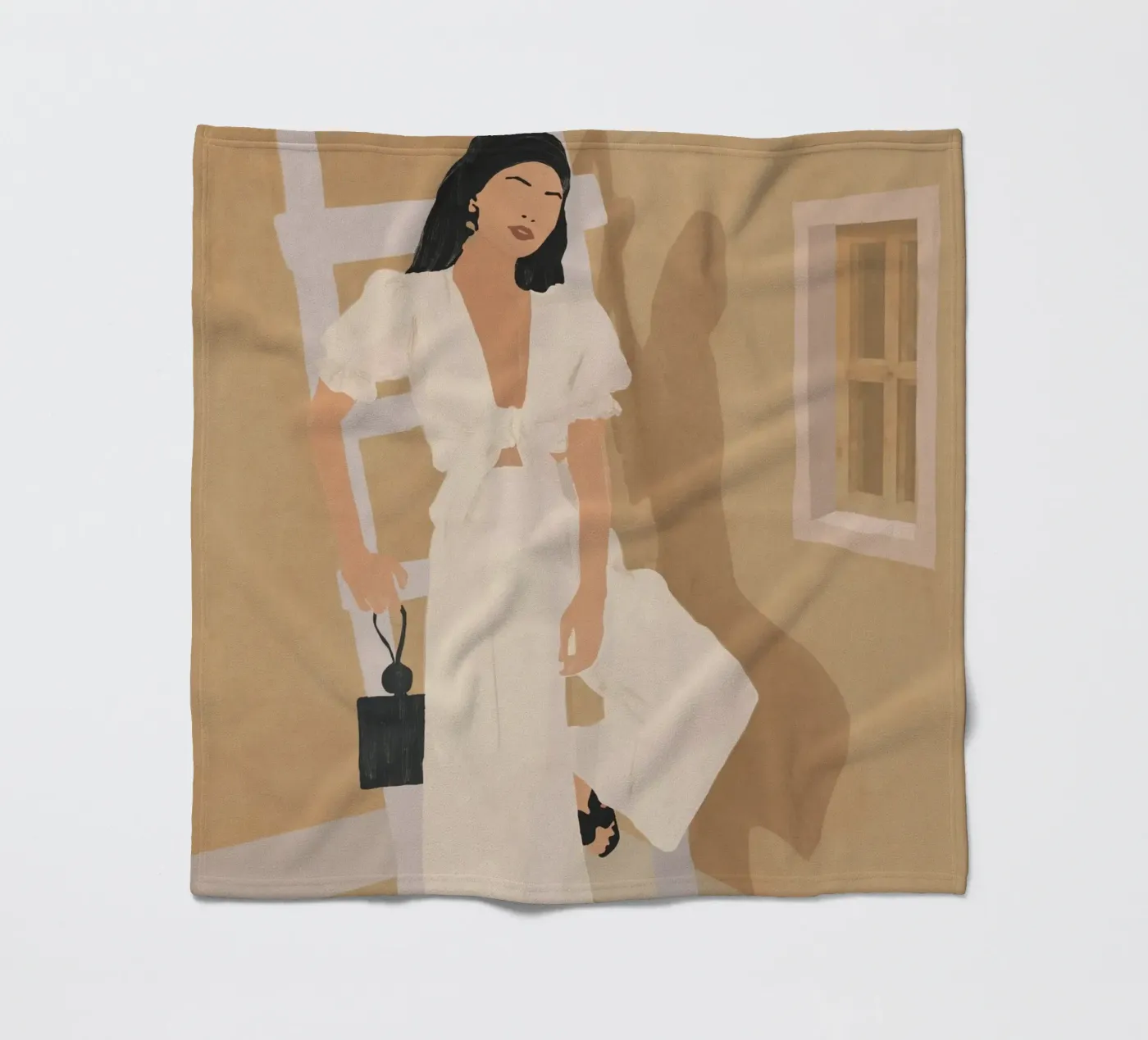 Sunlit Ease Fleecedecke von LeaDArt