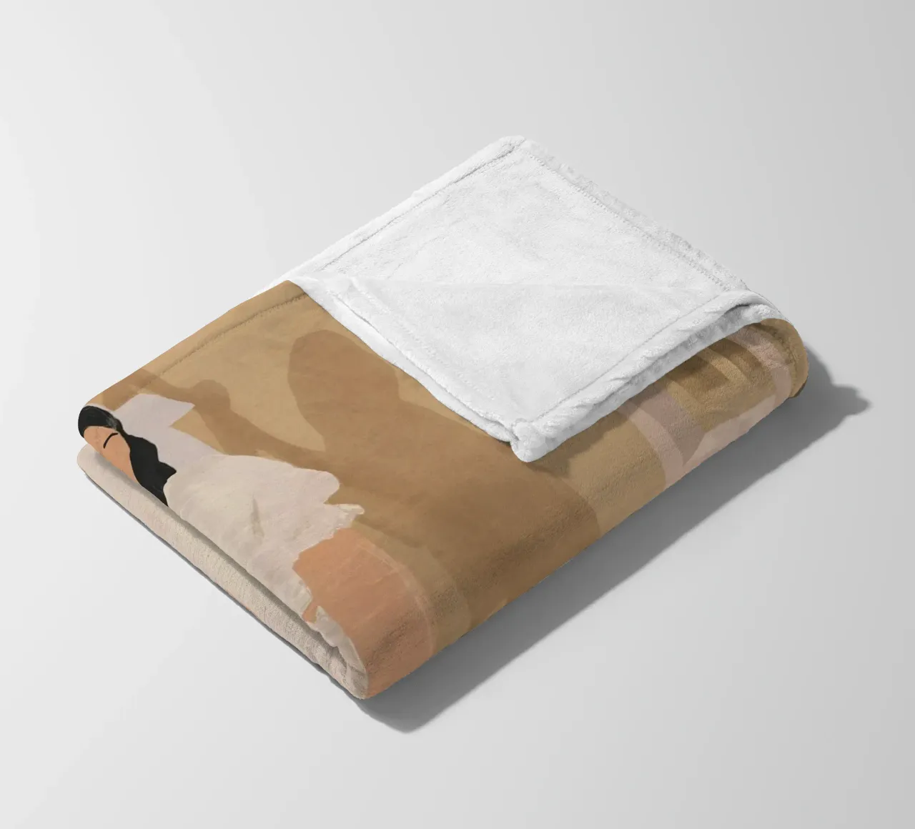 Sunlit Ease fleece blanket by LeaDArt