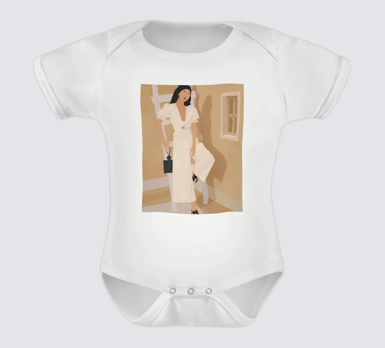 L'aisance au soleil body bébé de LeaDArt