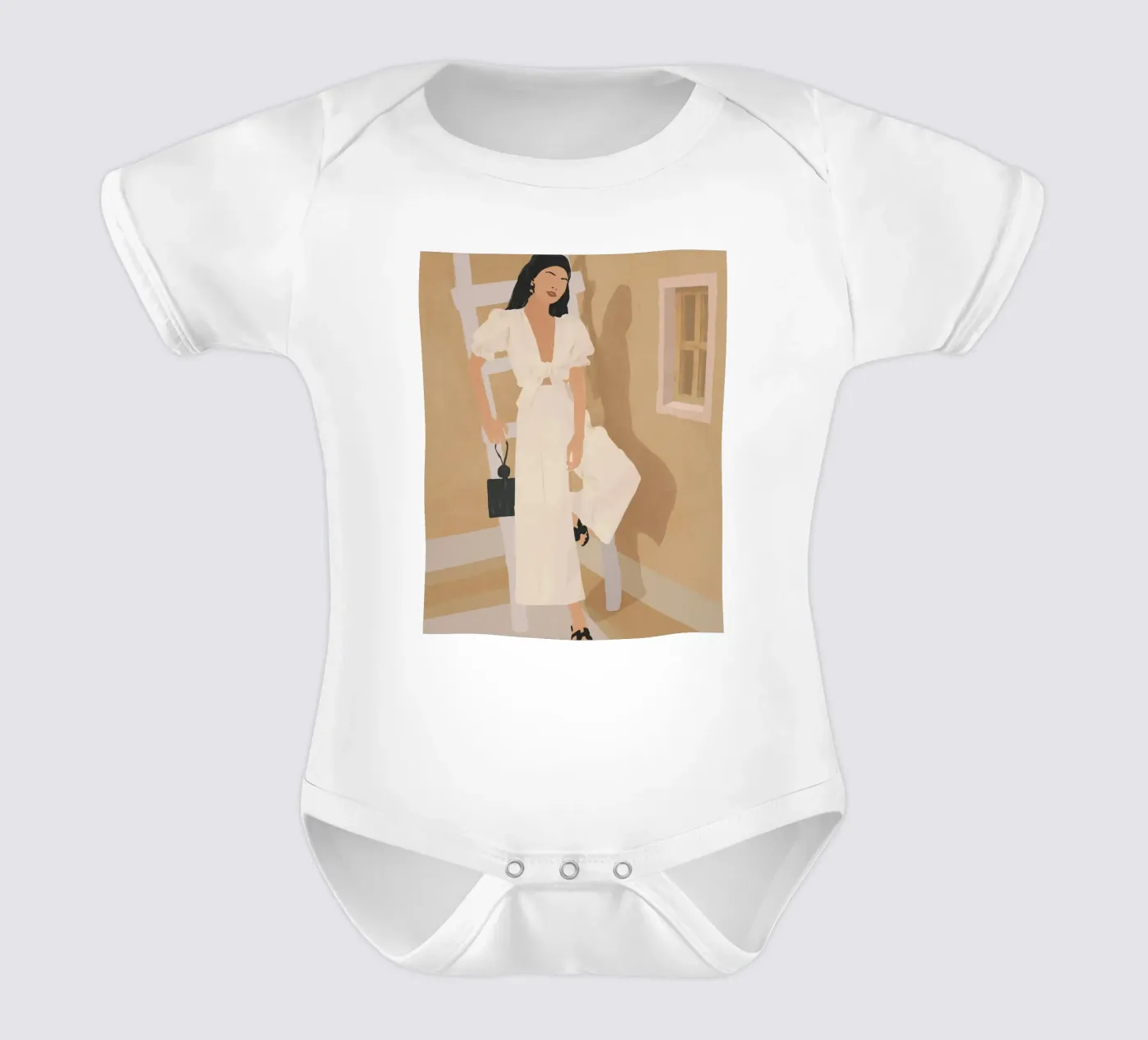 L'aisance au soleil body bébé de LeaDArt