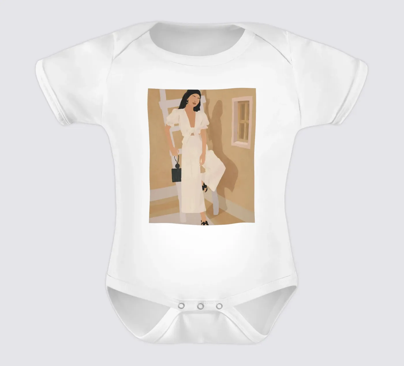 L'aisance au soleil body bébé de LeaDArt