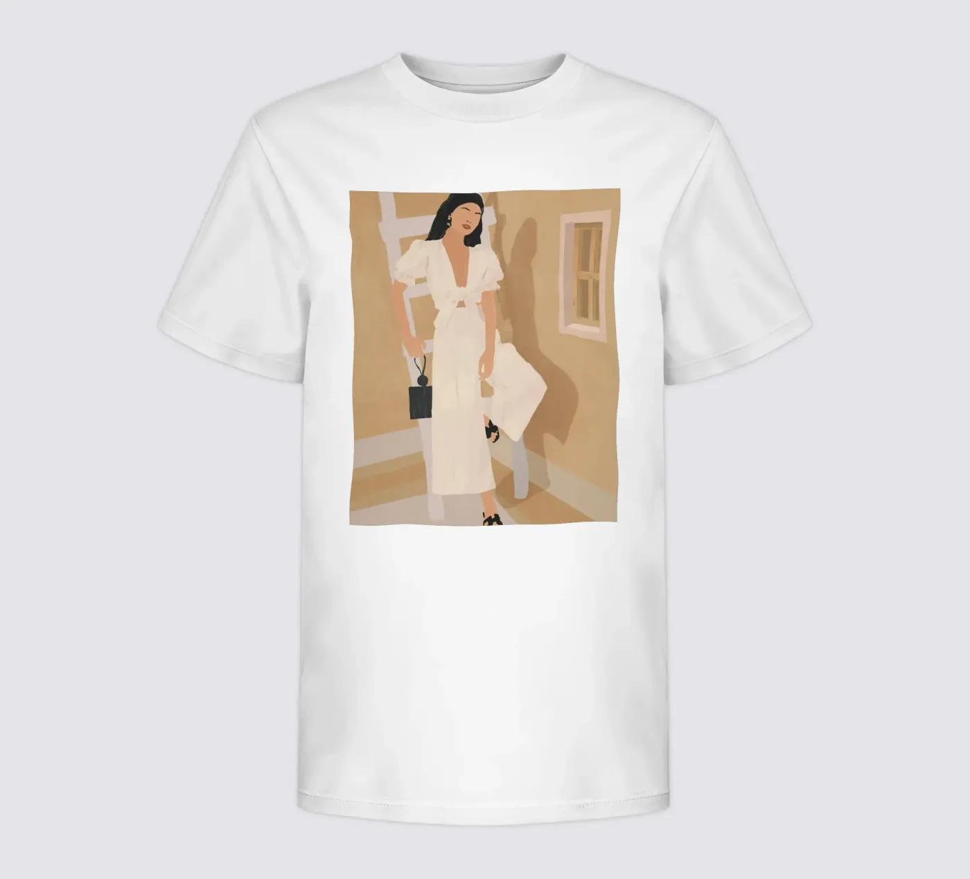 Sunlit Ease kids t-shirt by LeaDArt