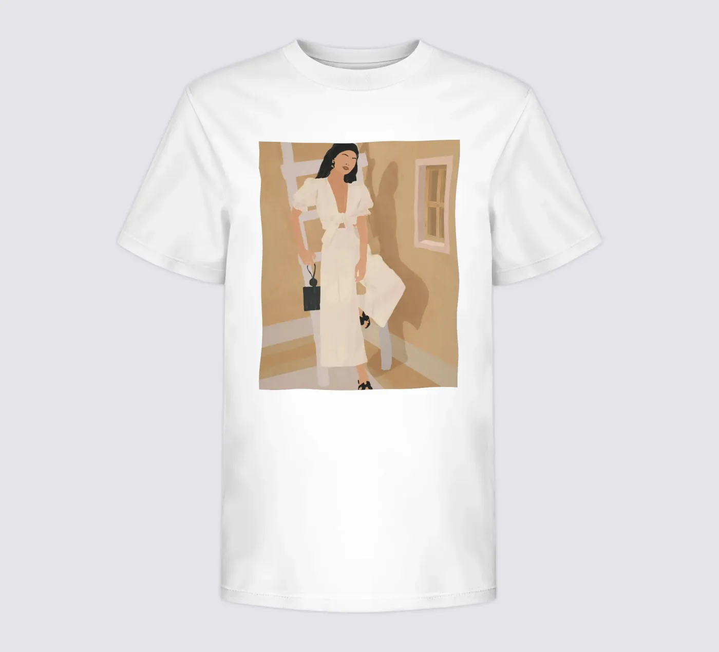 Sunlit Ease kids t-shirt by LeaDArt