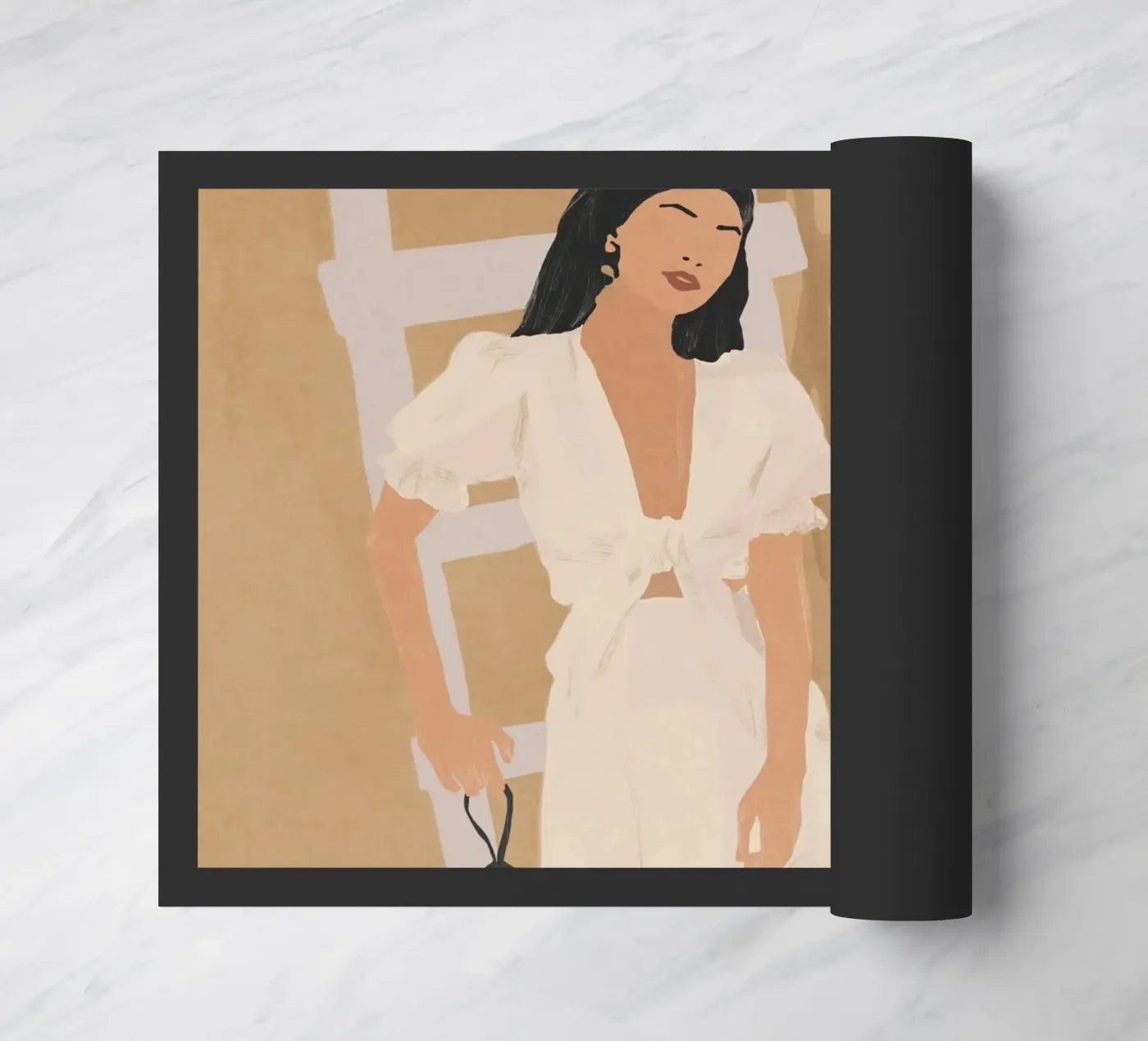 Sunlit Ease doormat by LeaDArt