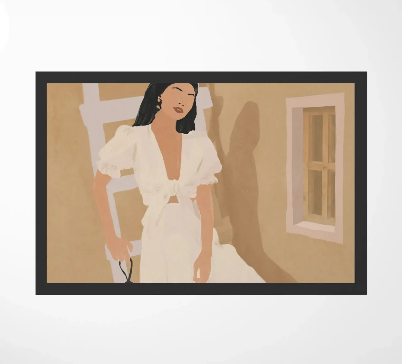 Sunlit Ease doormat by LeaDArt