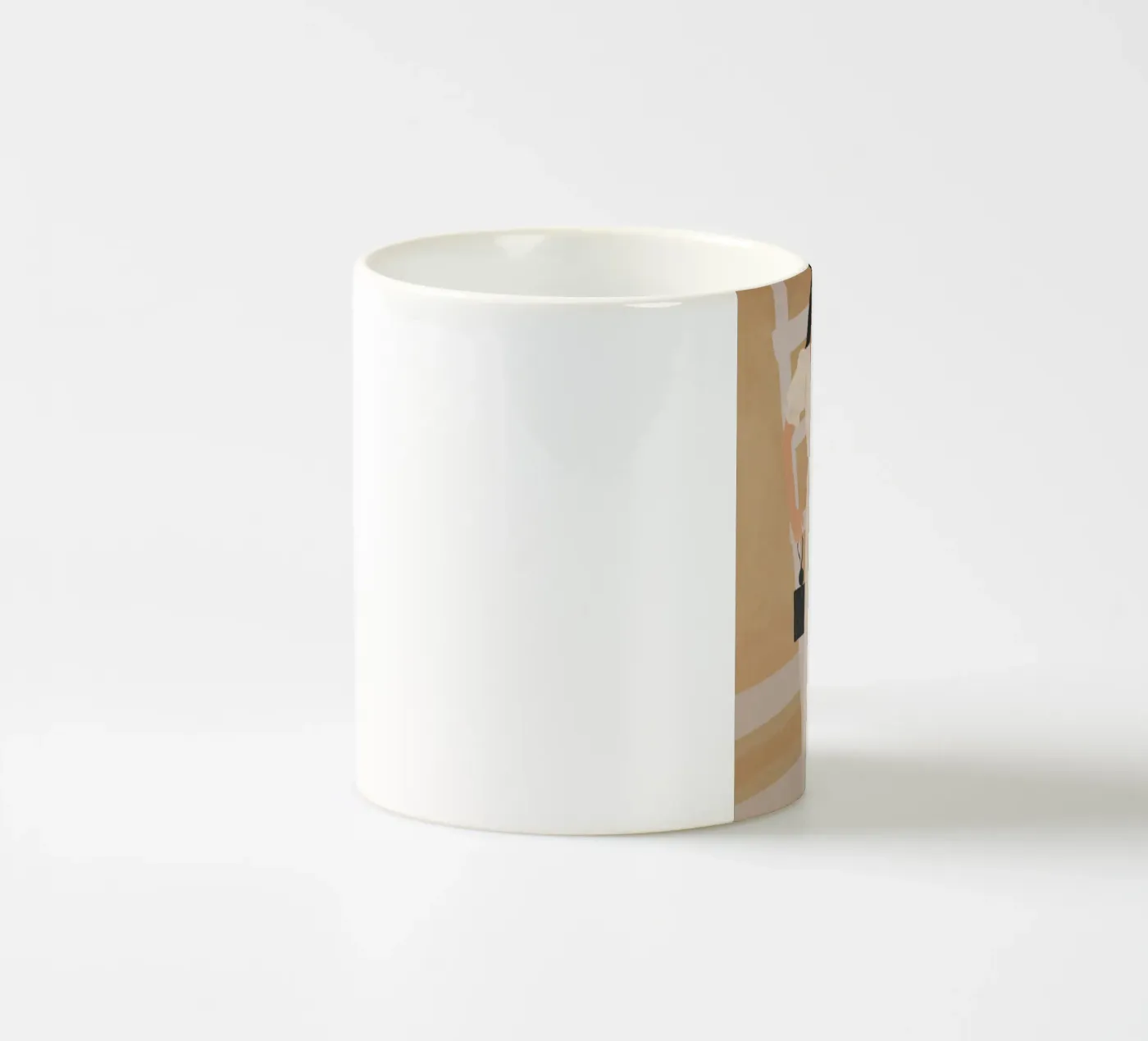 Zonovergoten gemak keramische mok van LeaDArt