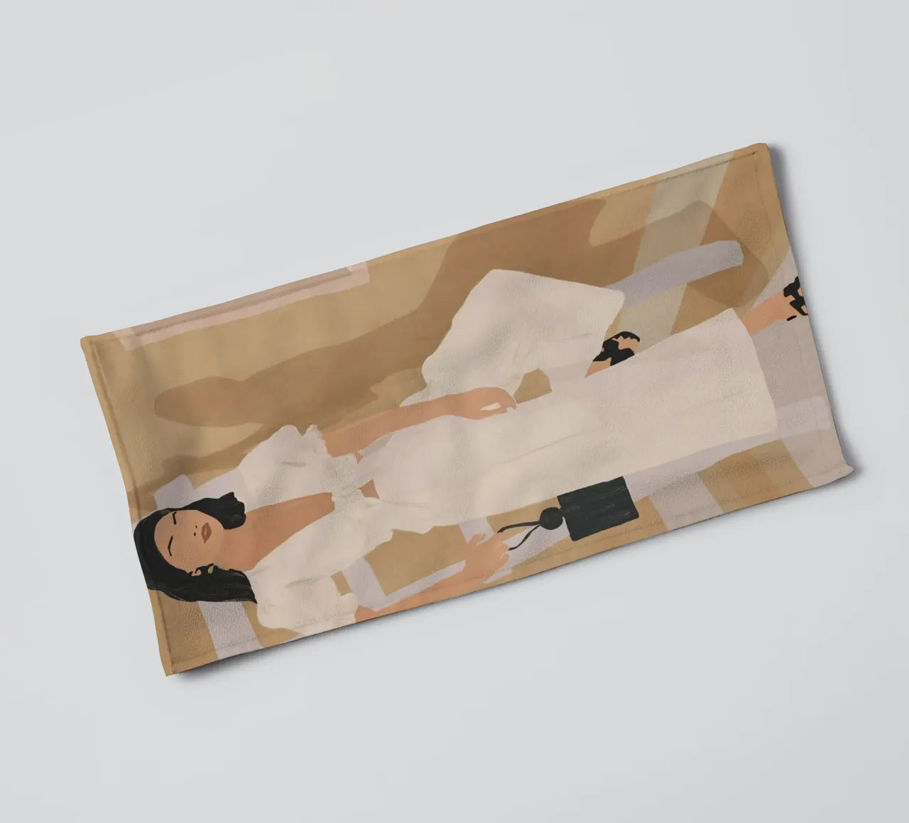 Sunlit Ease towel by LeaDArt