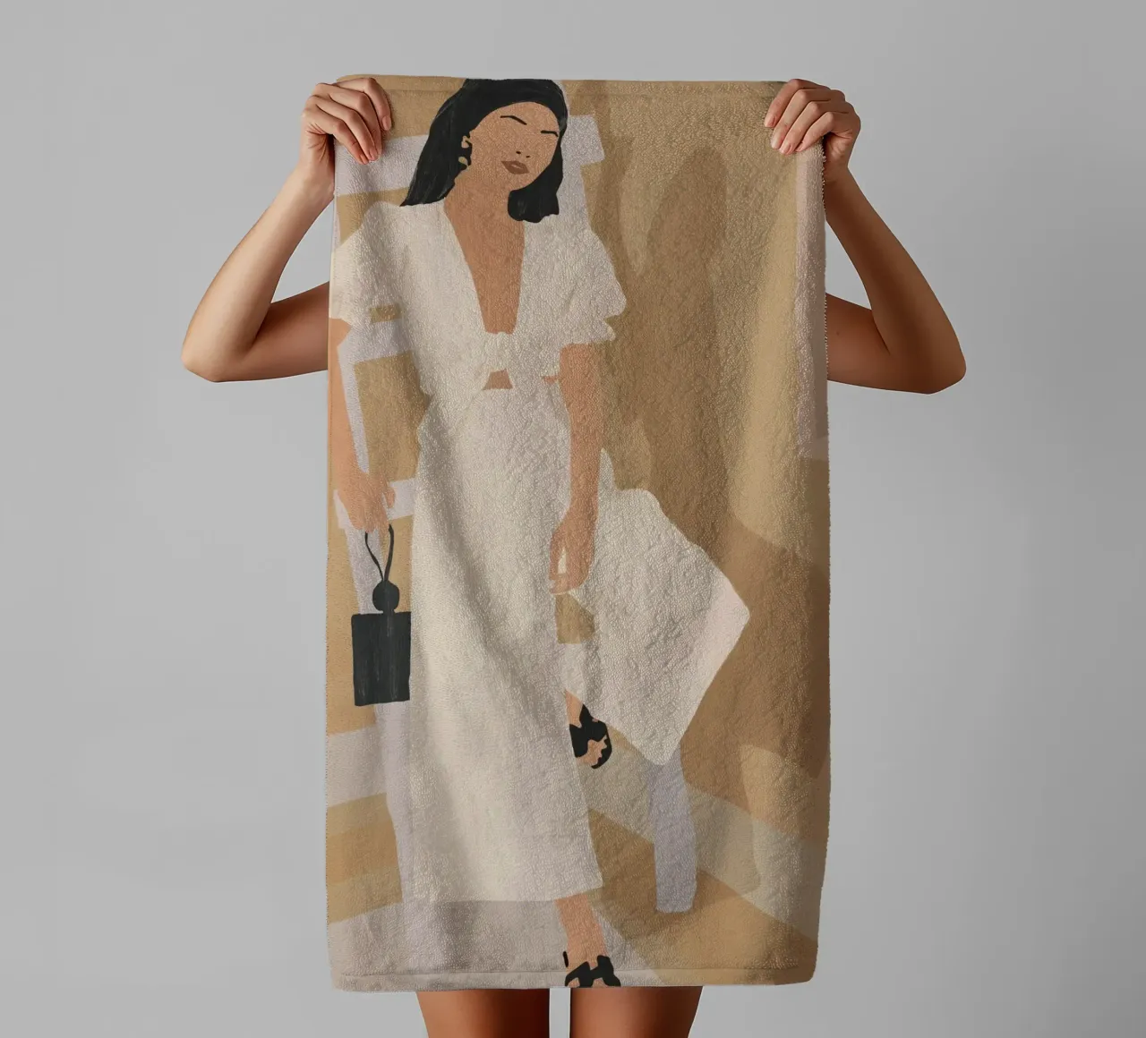 Sunlit Ease towel by LeaDArt