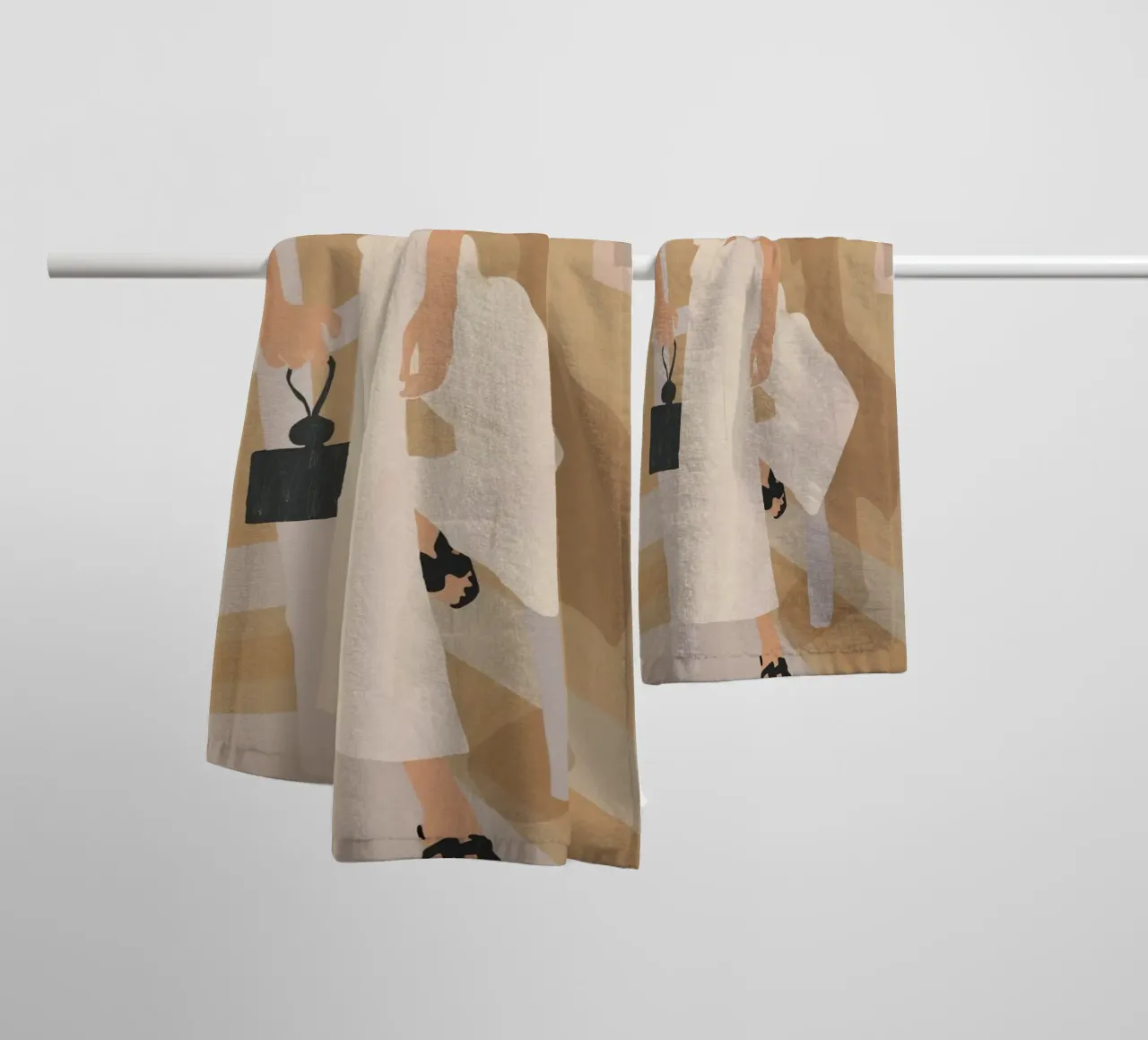 Sunlit Ease towel by LeaDArt