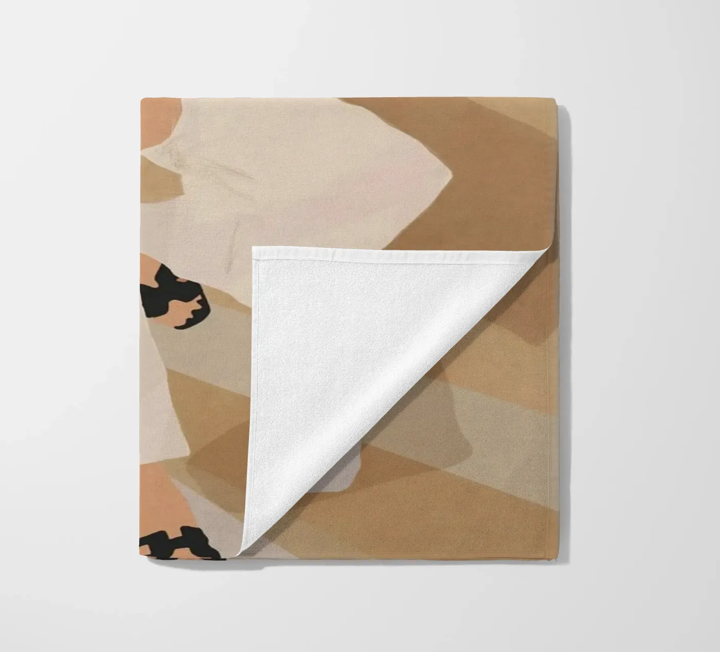 Sunlit Ease beach towel by LeaDArt