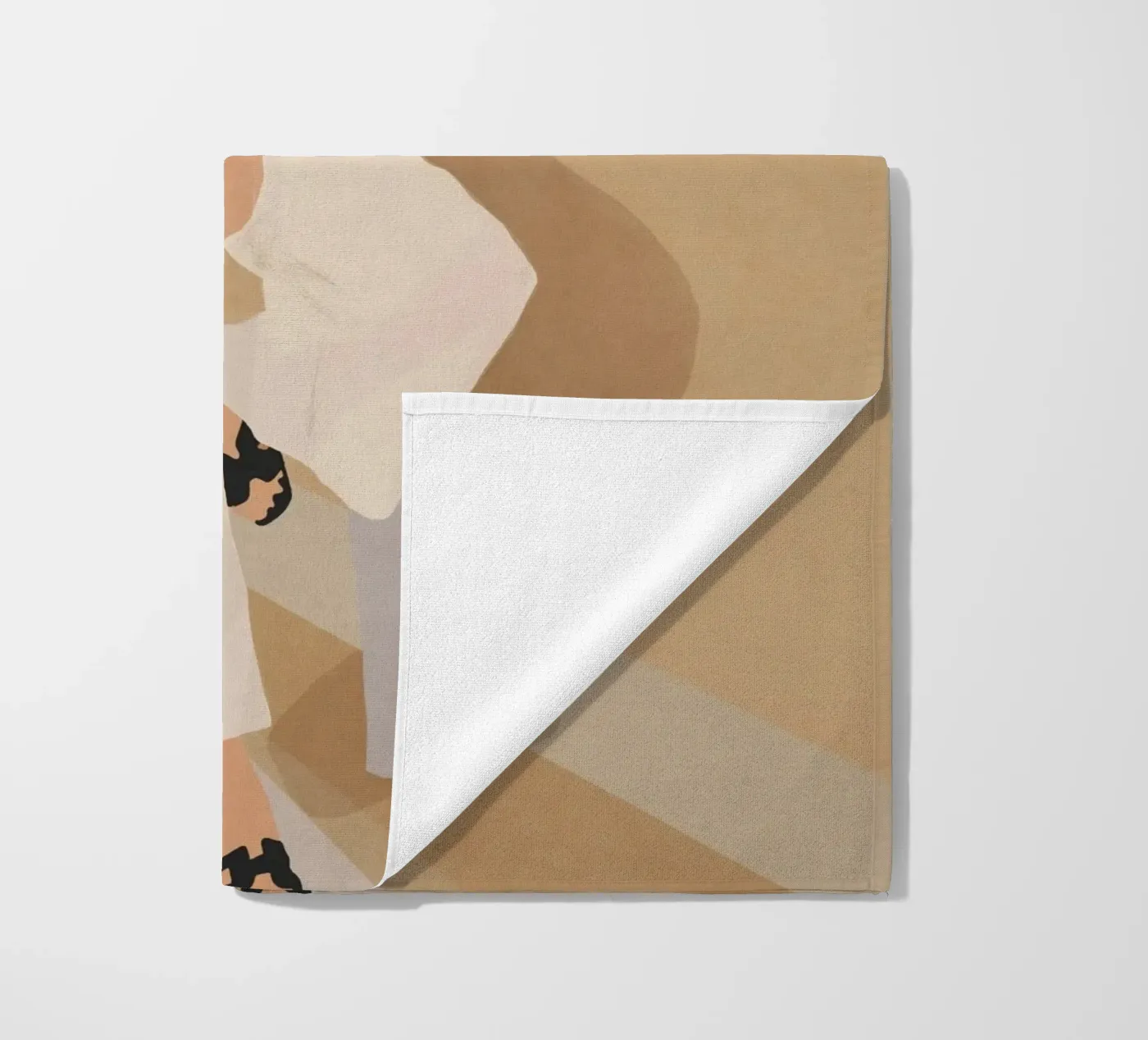 Sunlit Ease beach towel by LeaDArt
