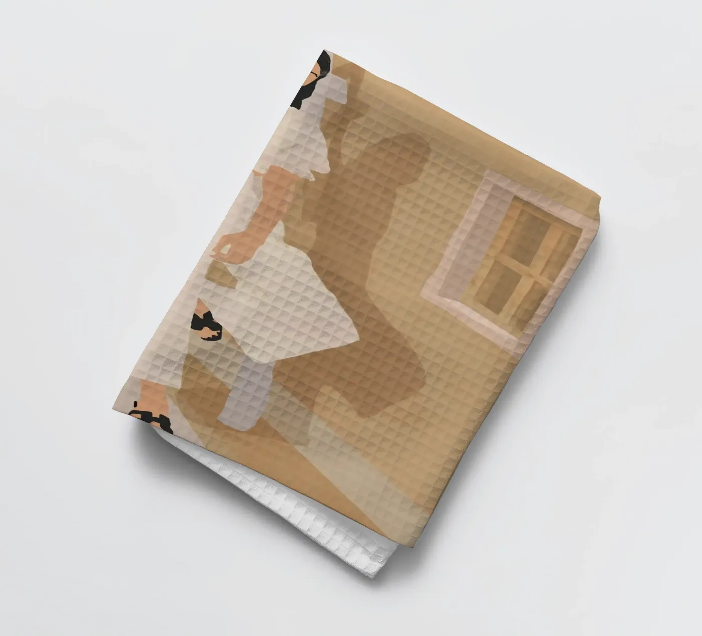 Zonovergoten gemak theedoek van LeaDArt