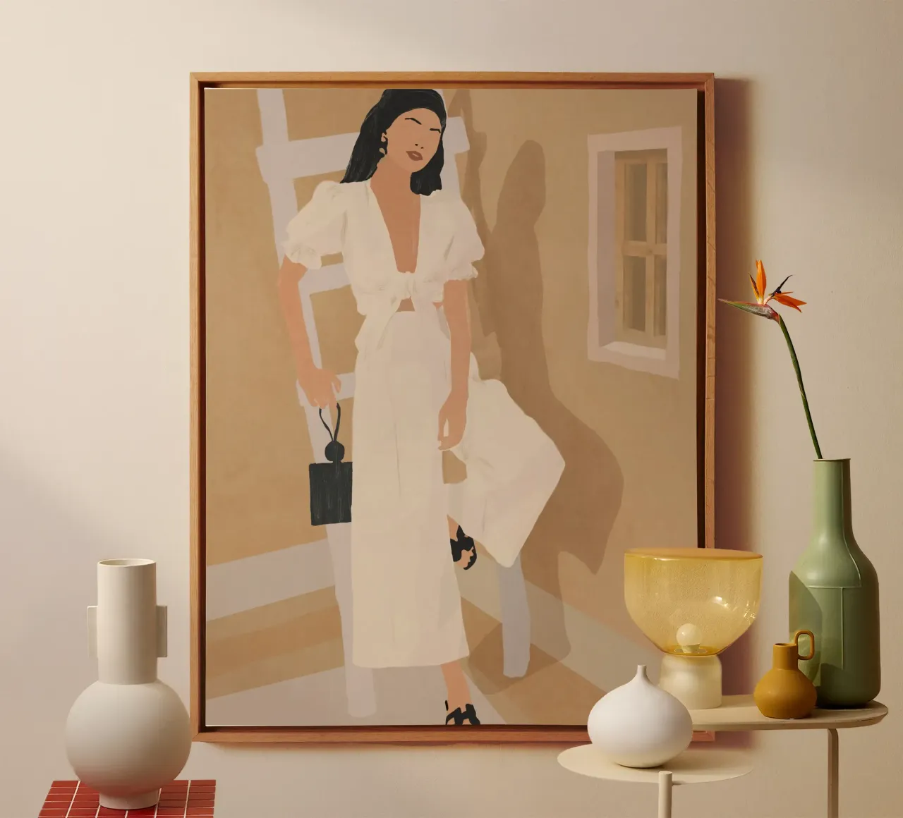 Sunlit Ease canvas by LeaDArt