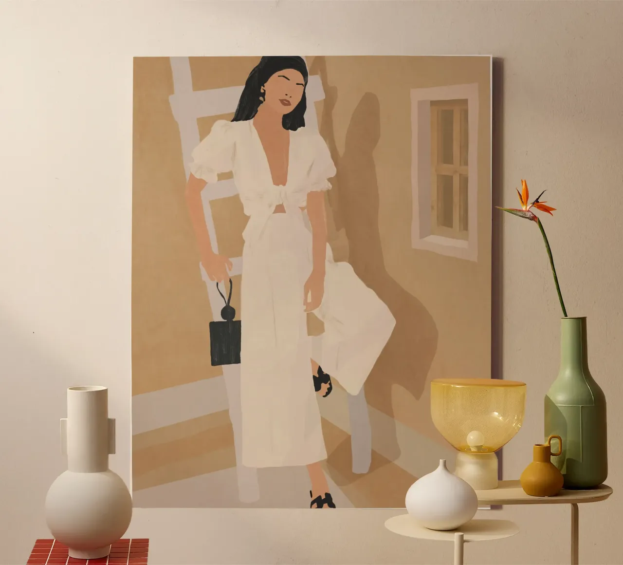 Sunlit Ease canvas by LeaDArt