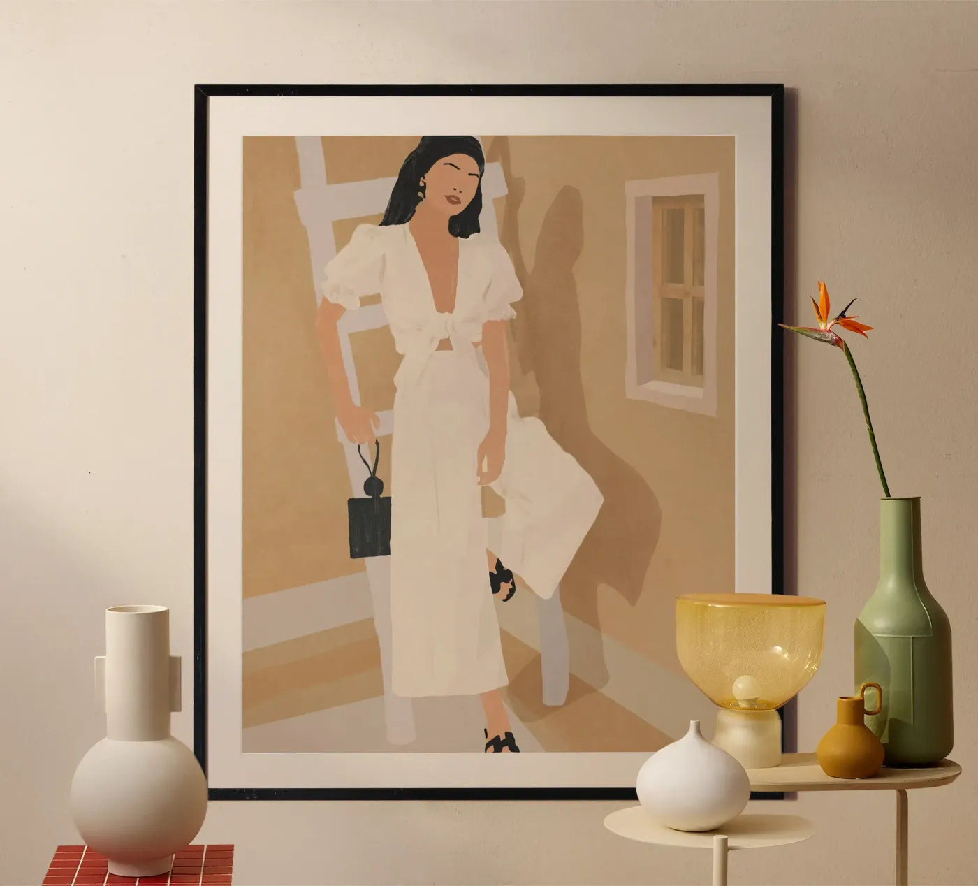L'aisance au soleil poster de LeaDArt