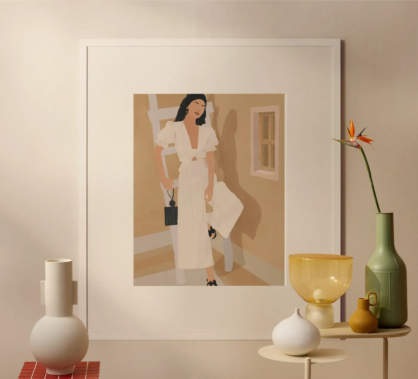 L'aisance au soleil poster de LeaDArt