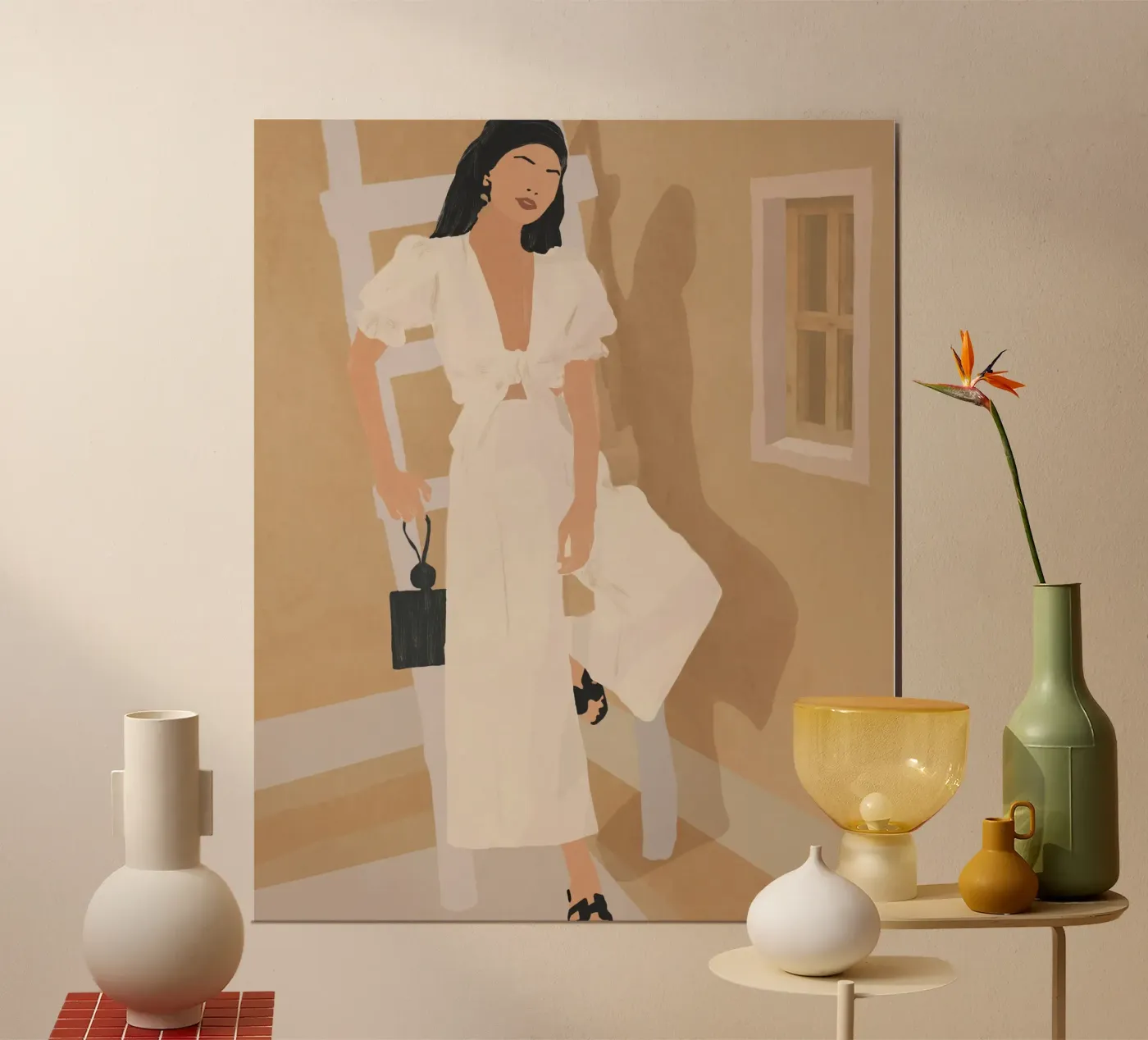 L'aisance au soleil poster de LeaDArt