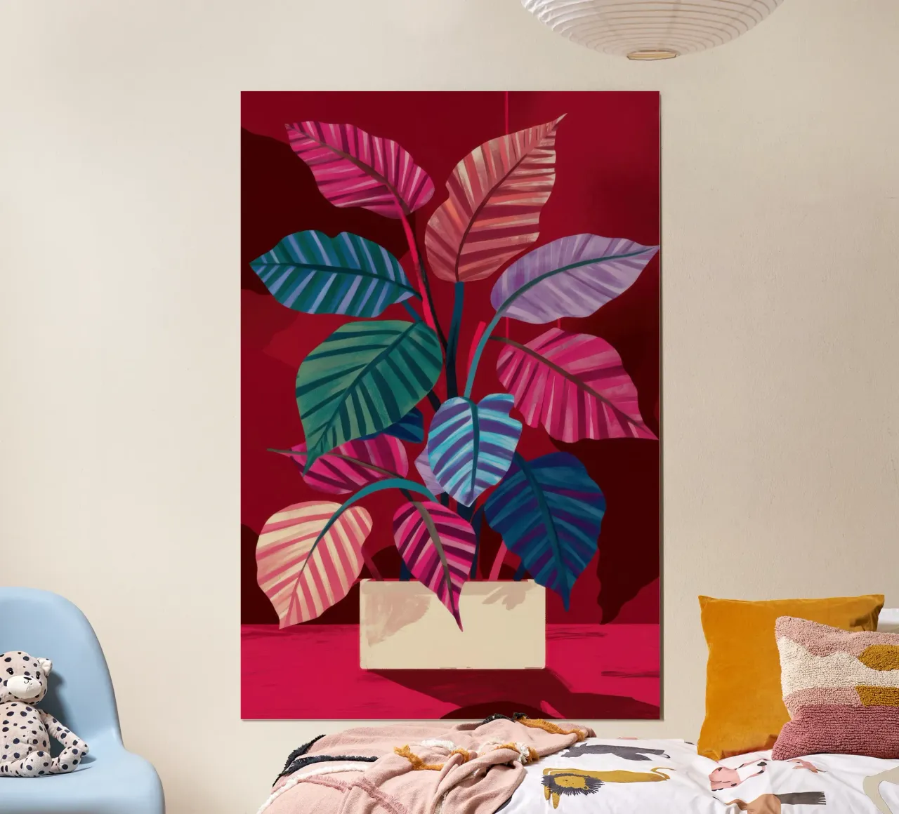 Crimson Leaf Solitude hahnemühle by Arcane Lines
