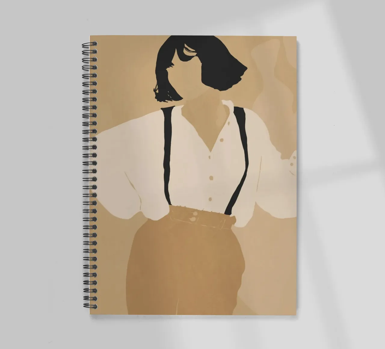 Parisian Ease spiral notebook by LeaDArt