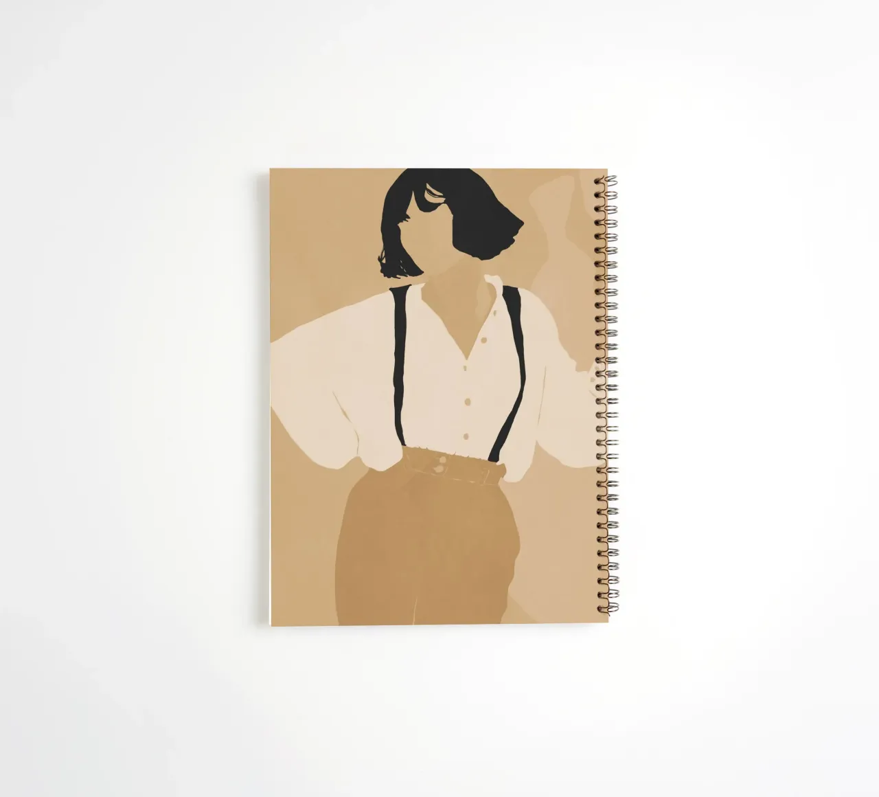 Parisian Ease spiral notebook by LeaDArt