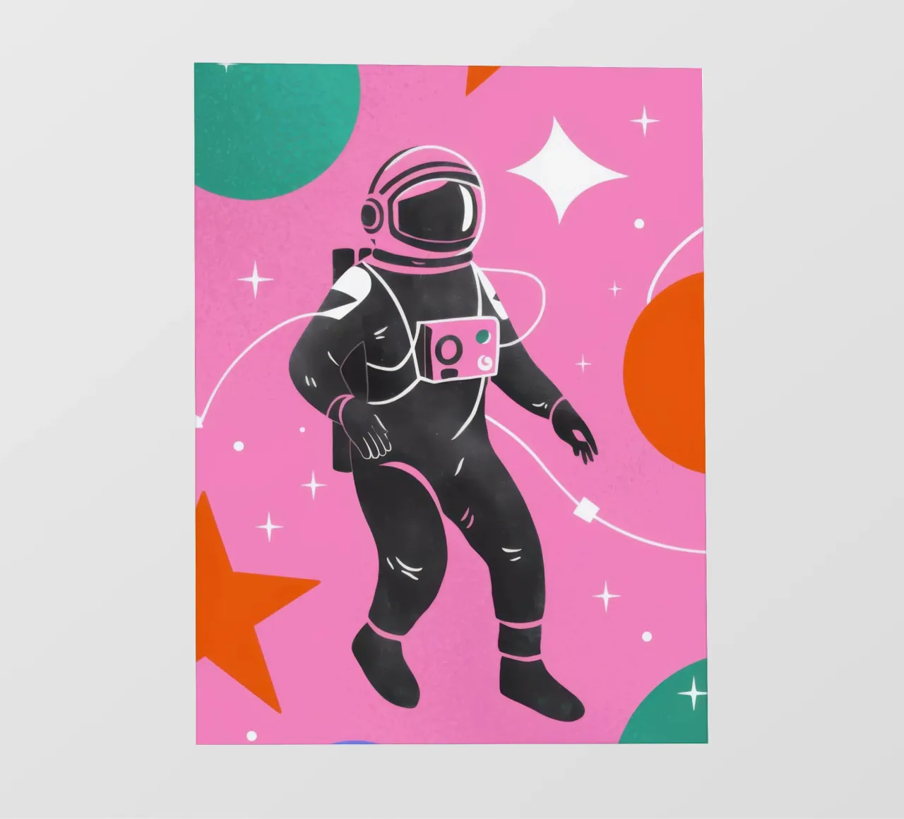 Sogno cosmico dell'astronauta carta da parati fotografica da Lune Dreams