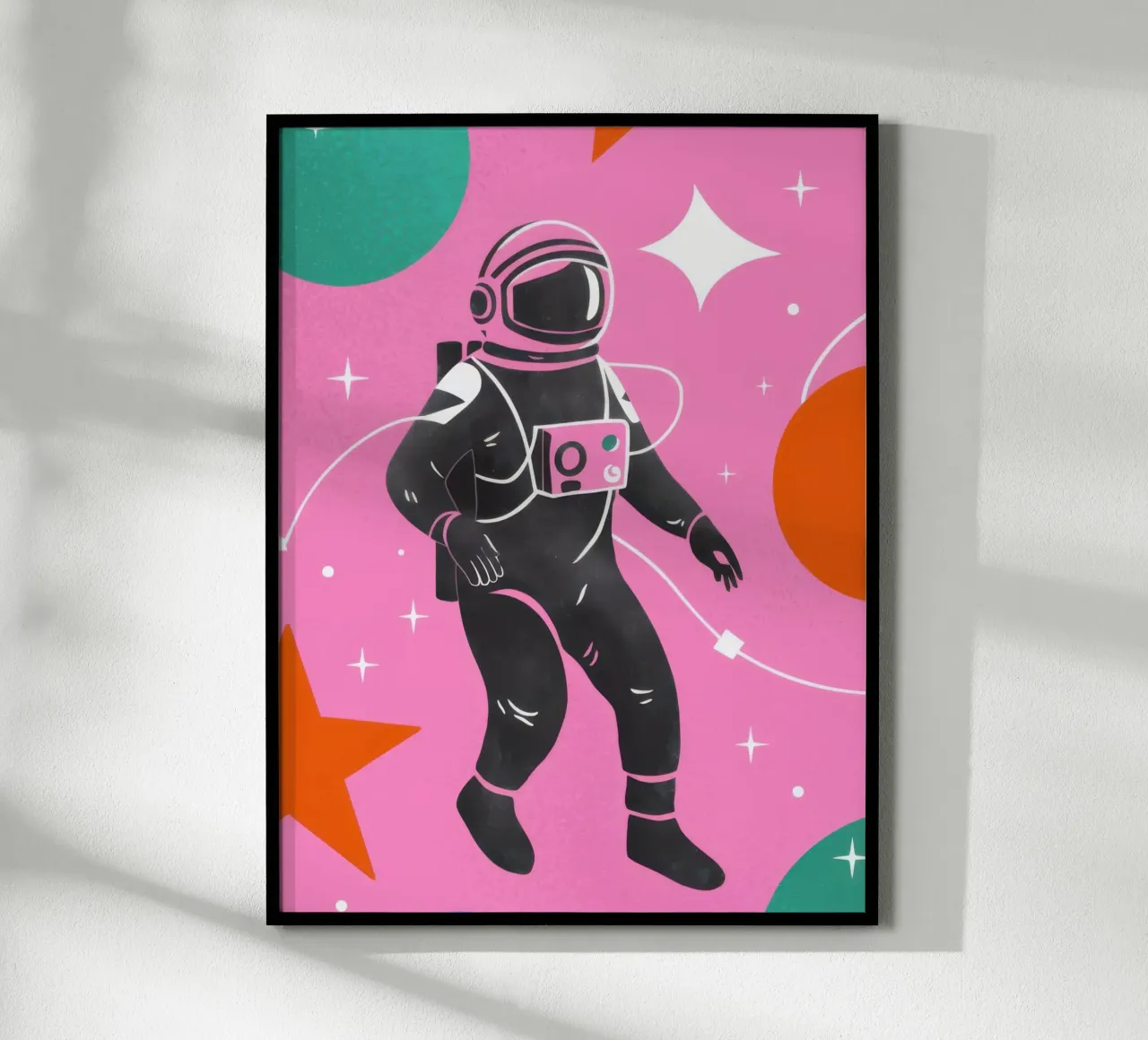 Sogno cosmico dell'astronauta poster da Lune Dreams