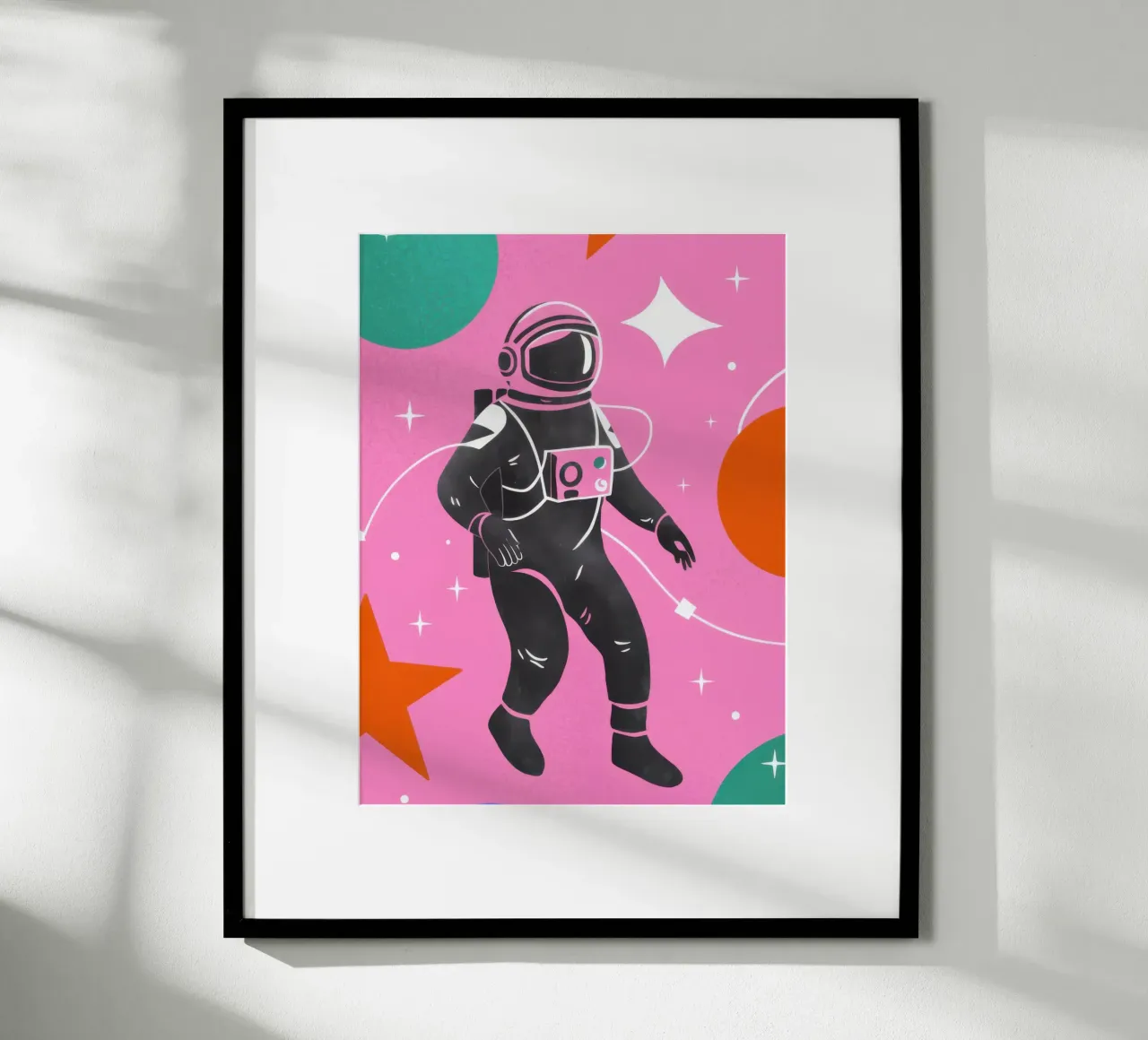 Sogno cosmico dell'astronauta poster da Lune Dreams