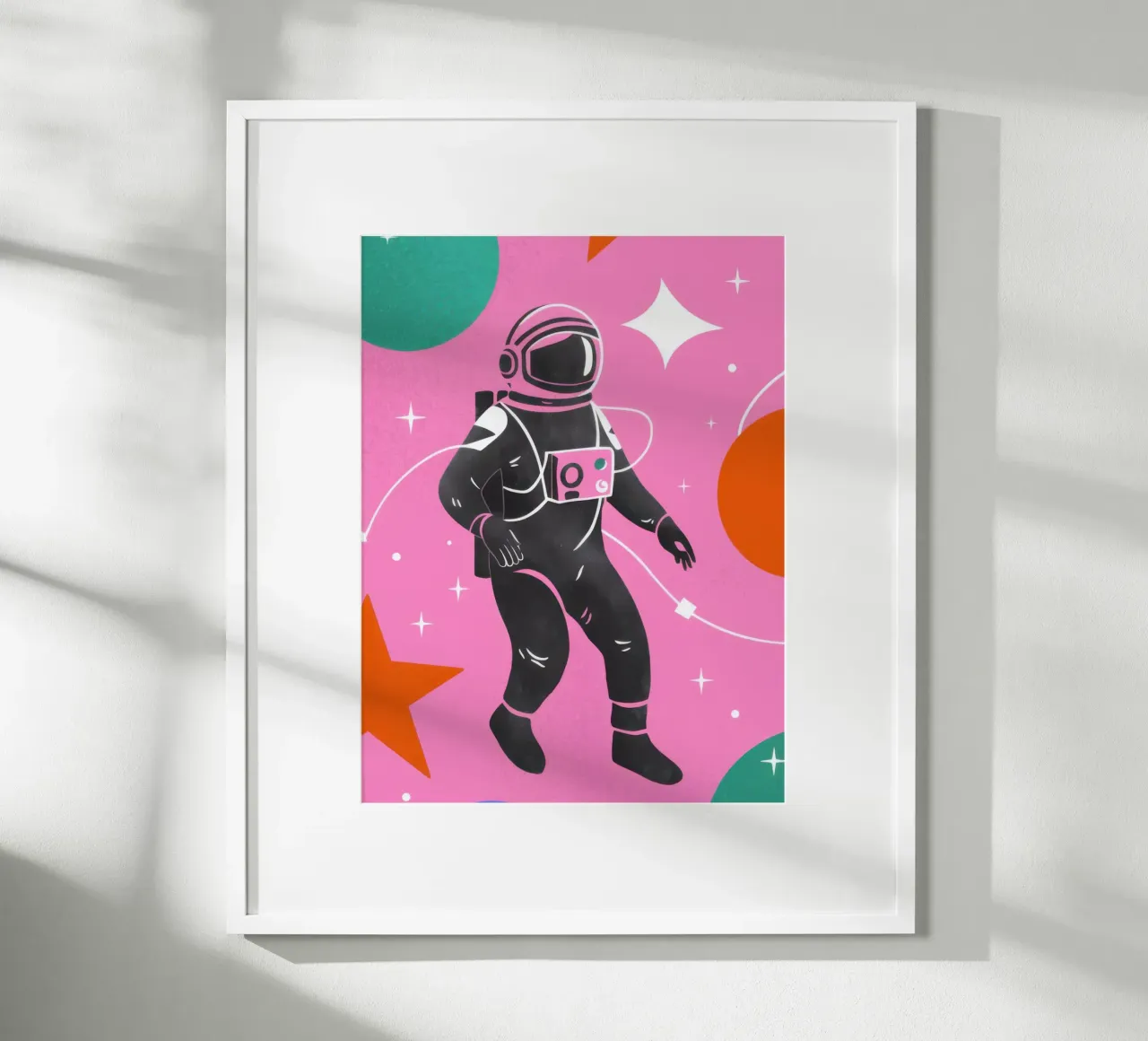 Sogno cosmico dell'astronauta poster da Lune Dreams