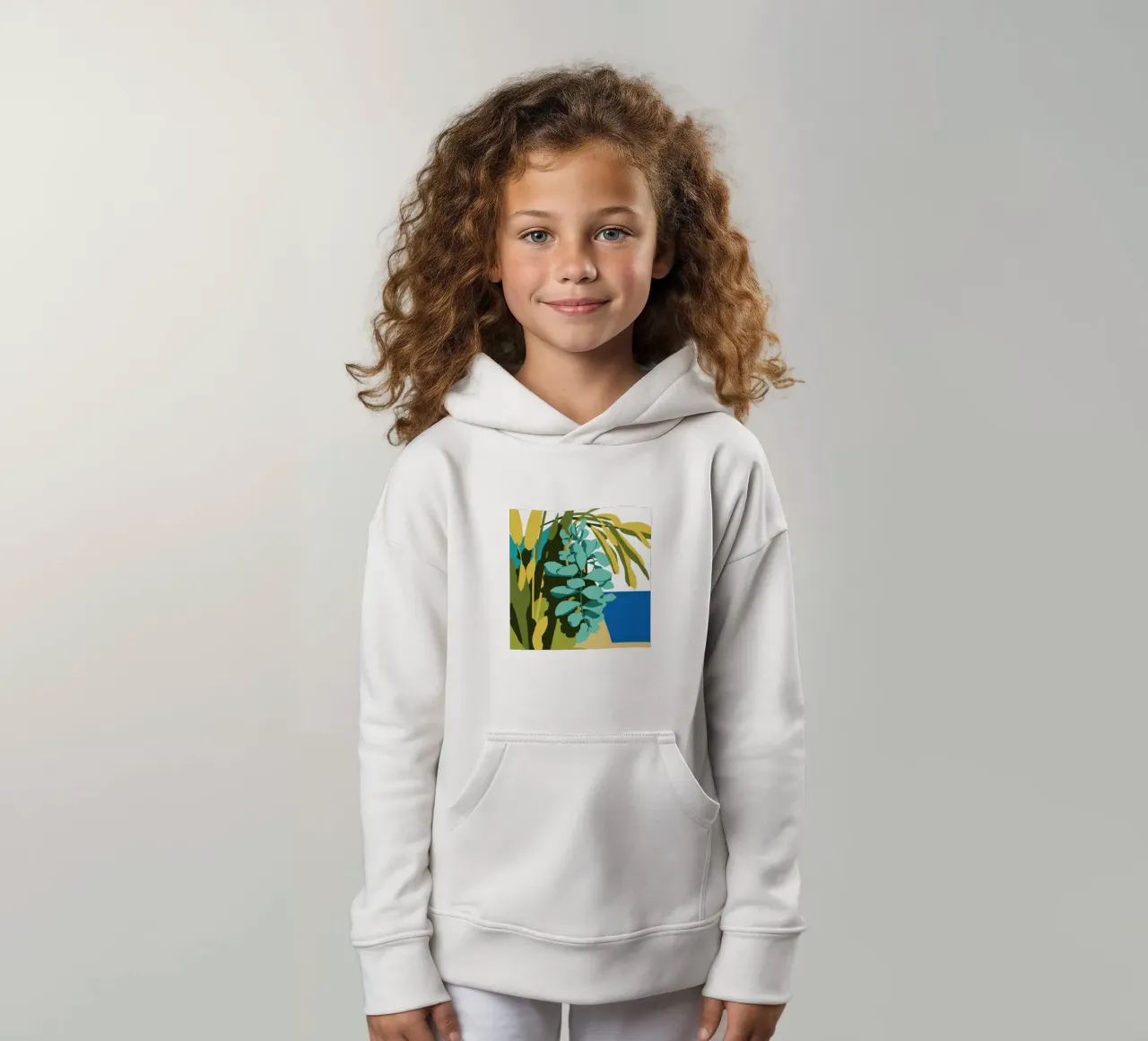 Foglie a cascata Serenity felpa bambino con cappuccio da Arcane Lines