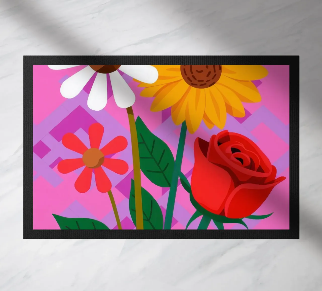 Bouquet di colori primari zerbino da Lune Dreams