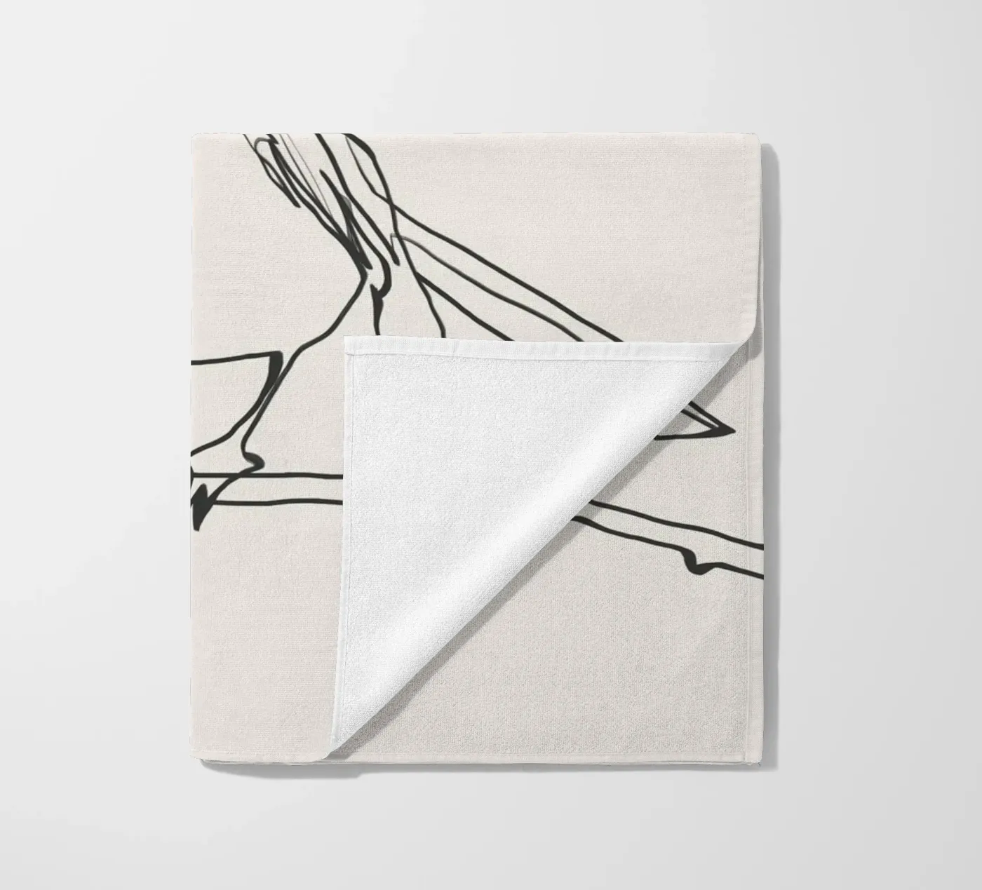 Uccellino telo mare da LeaDArt