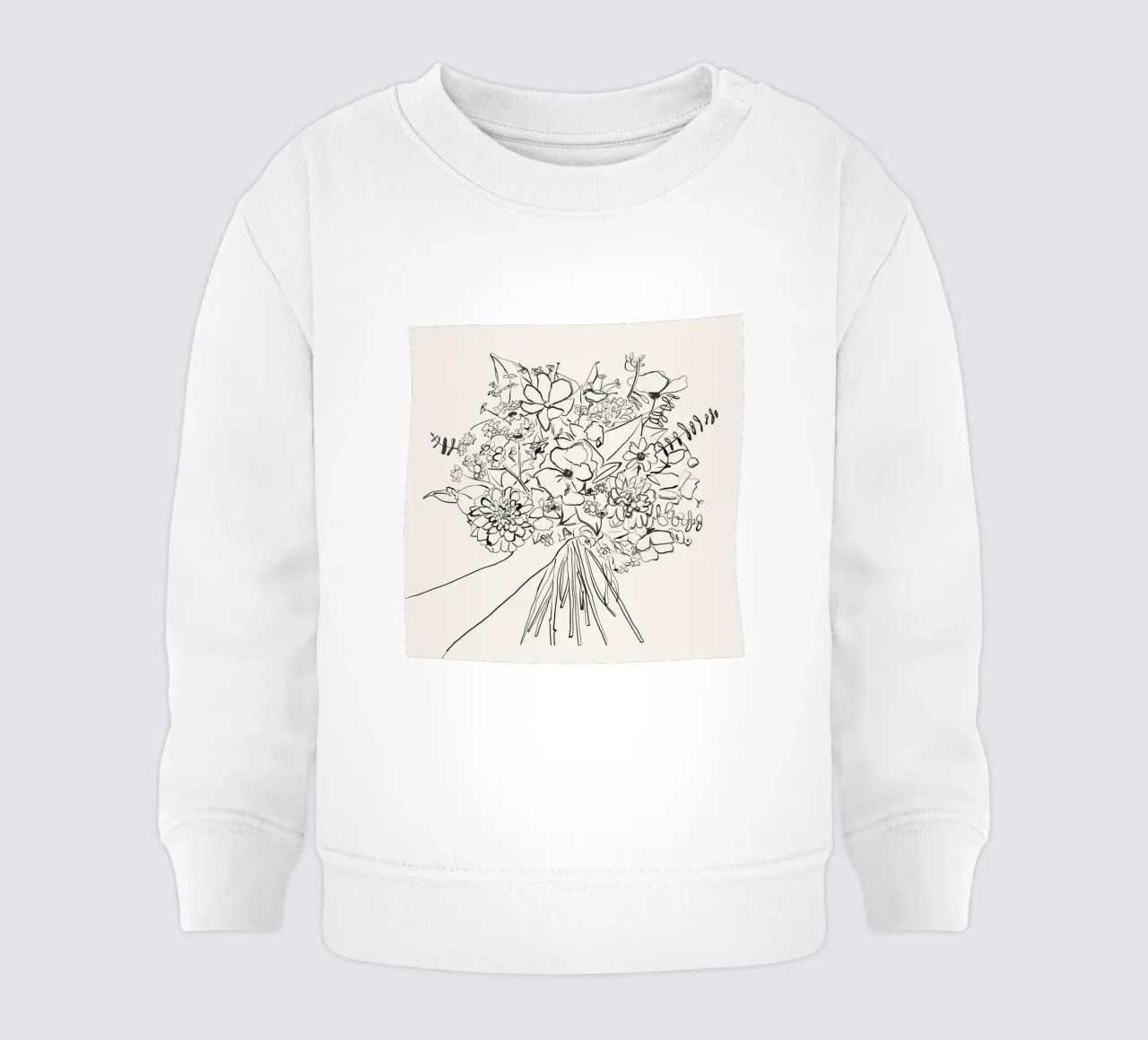 Bouquet selvatico felpa neonato da LeaDArt