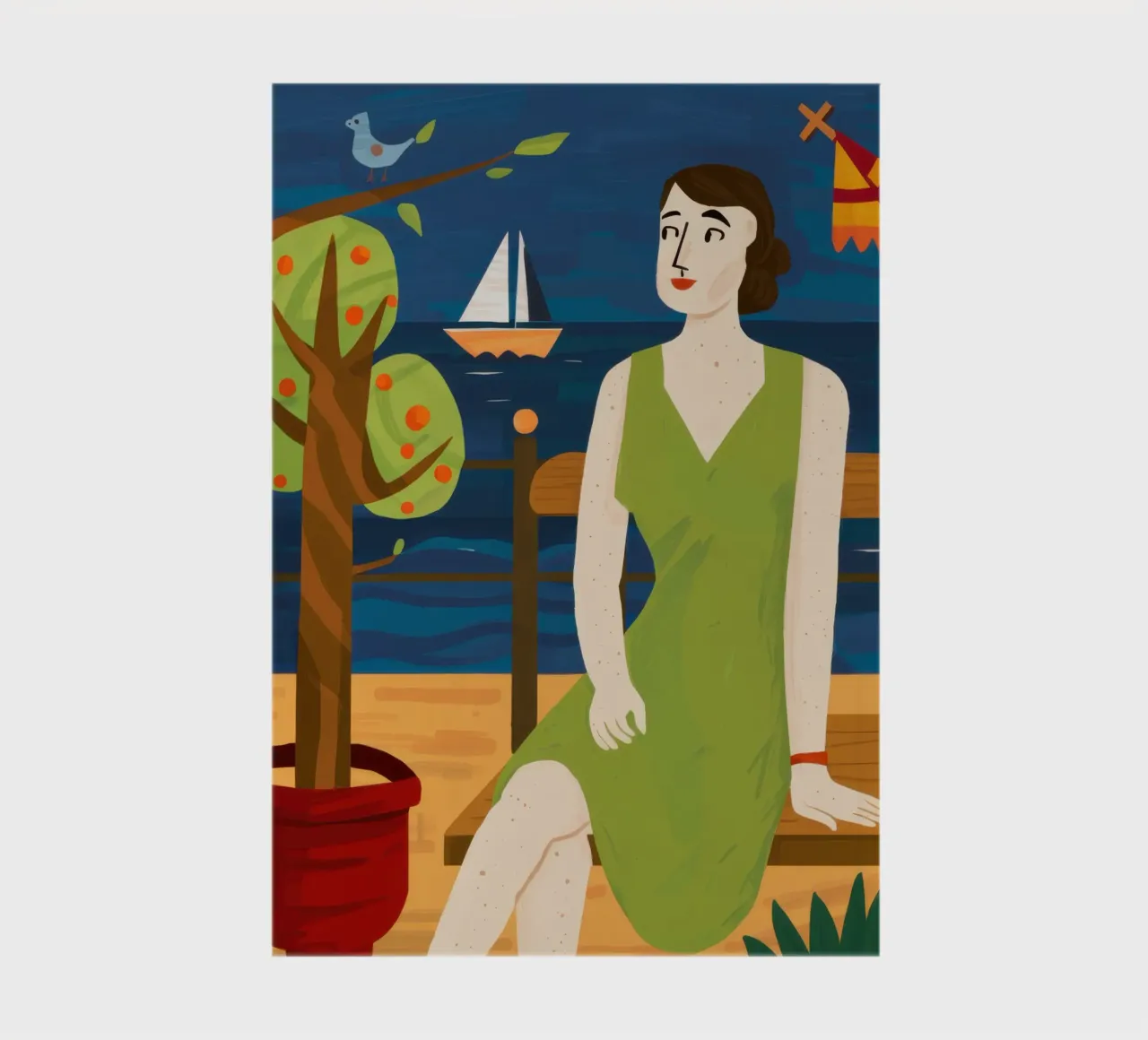Coastal Zephyr Repose notebook by Hollow Years