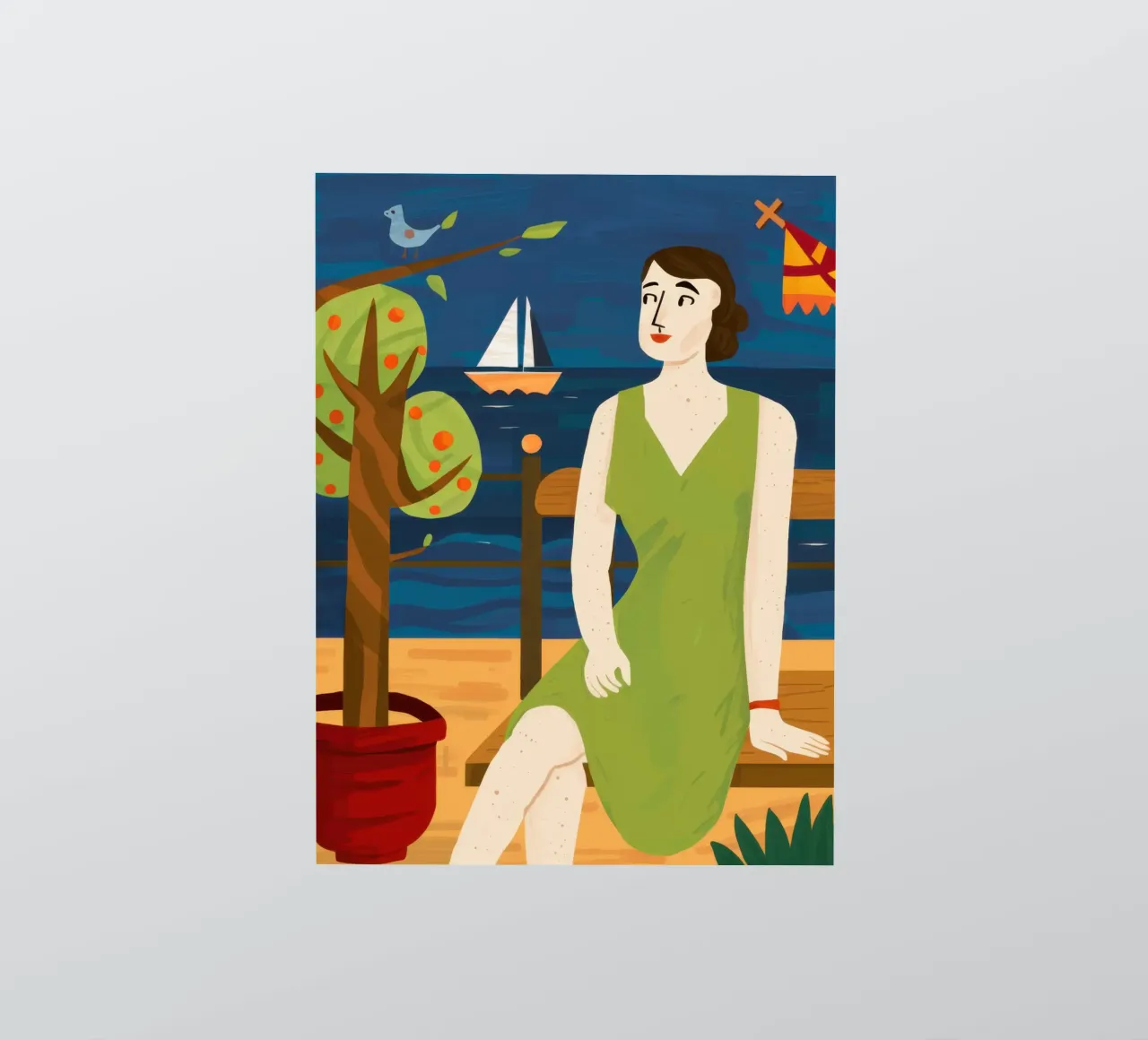 Coastal Zephyr Repose sticker by Hollow Years