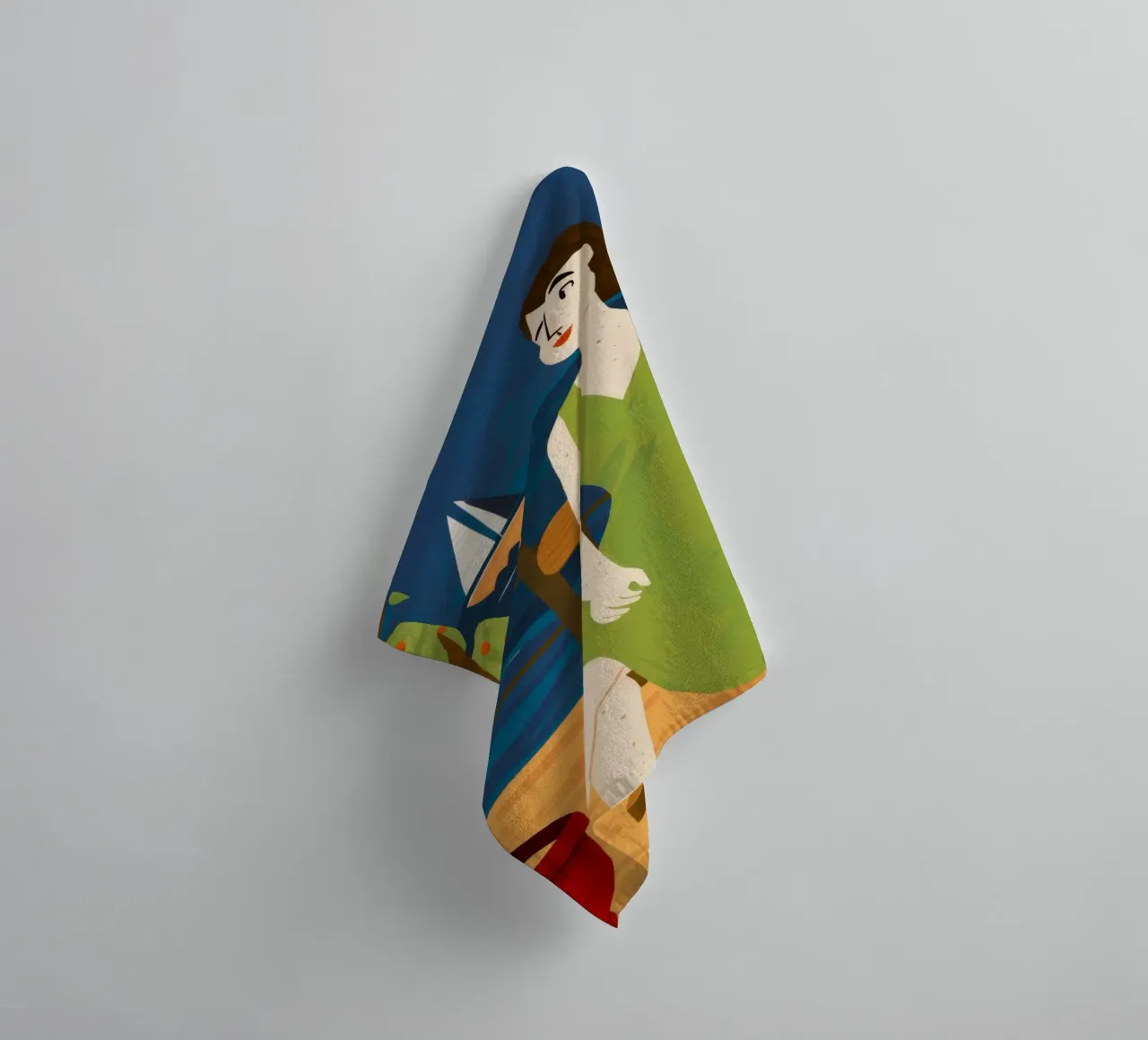 Kustzweefvlieg Rust badhanddoek van Hollow Years