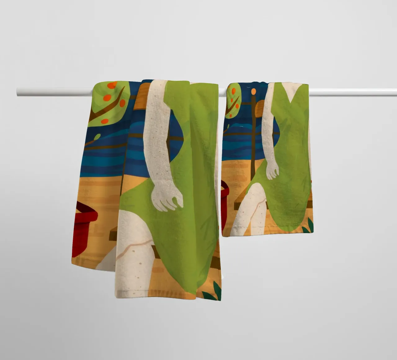 Kustzweefvlieg Rust badhanddoek van Hollow Years