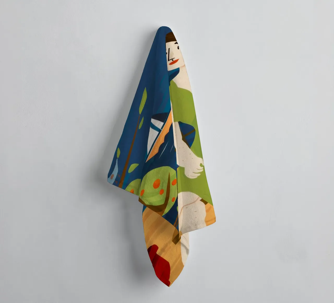 Coastal Zephyr Repose towel by Hollow Years