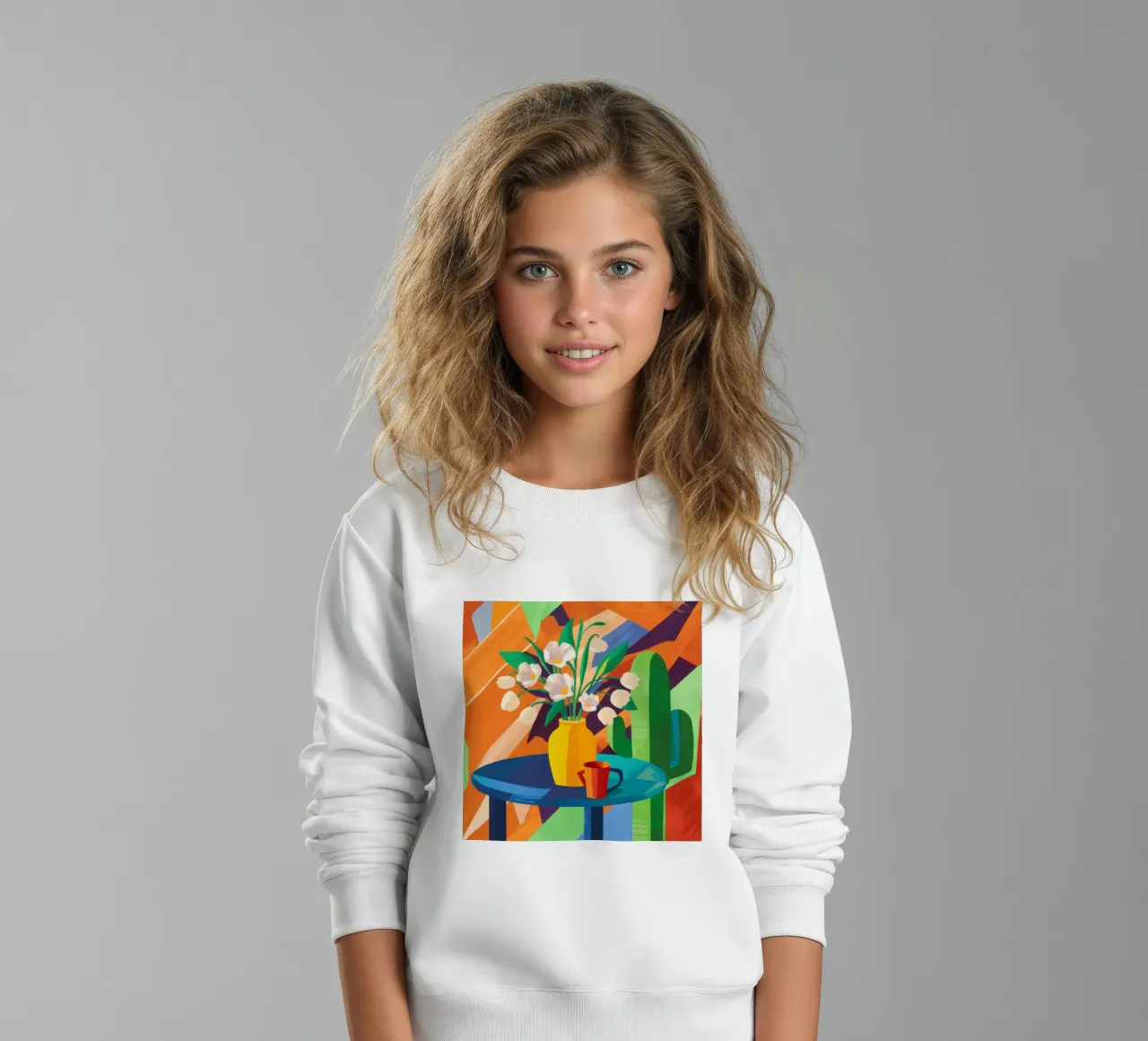 Tableau floreale crepuscolare felpa bambino da Arcane Lines