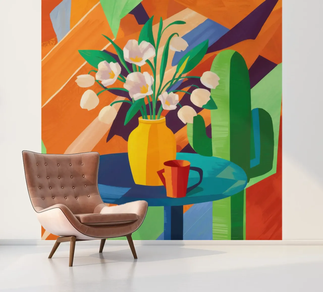 Twilight Floral Tableau photo wallpaper by Arcane Lines
