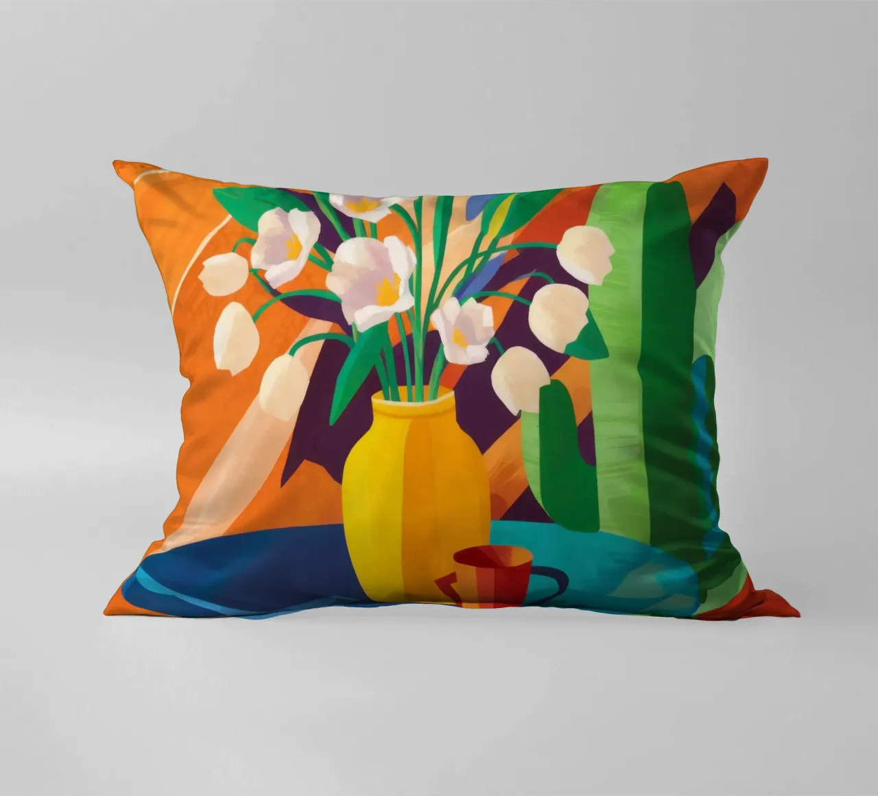Tableau floreale crepuscolare cuscino da Arcane Lines