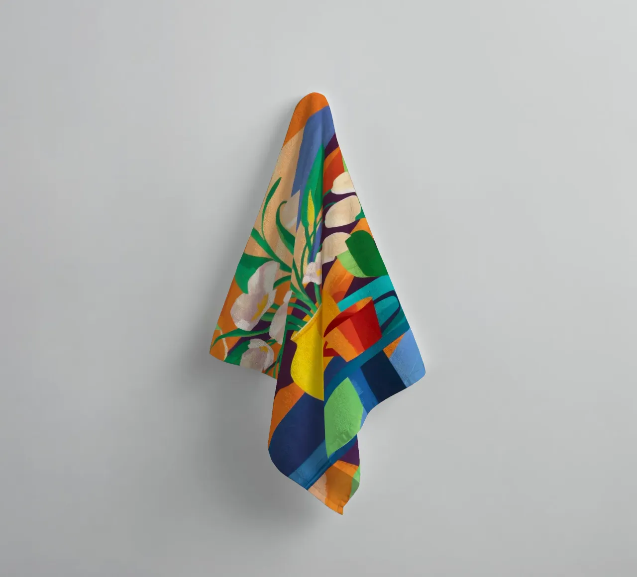 Tableau floreale crepuscolare asciugamano da bagno da Arcane Lines