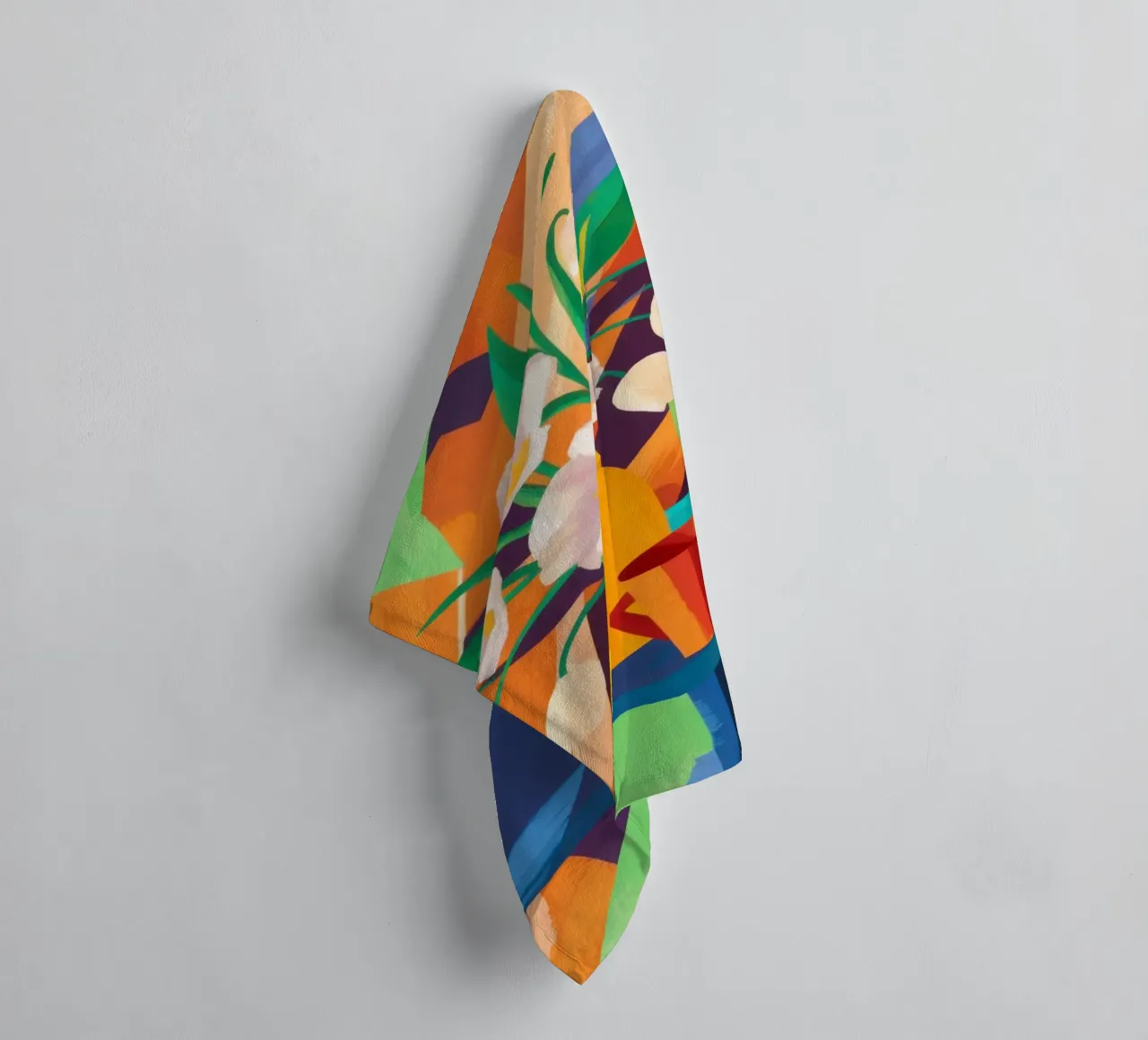 Tableau floreale crepuscolare asciugamano da bagno da Arcane Lines