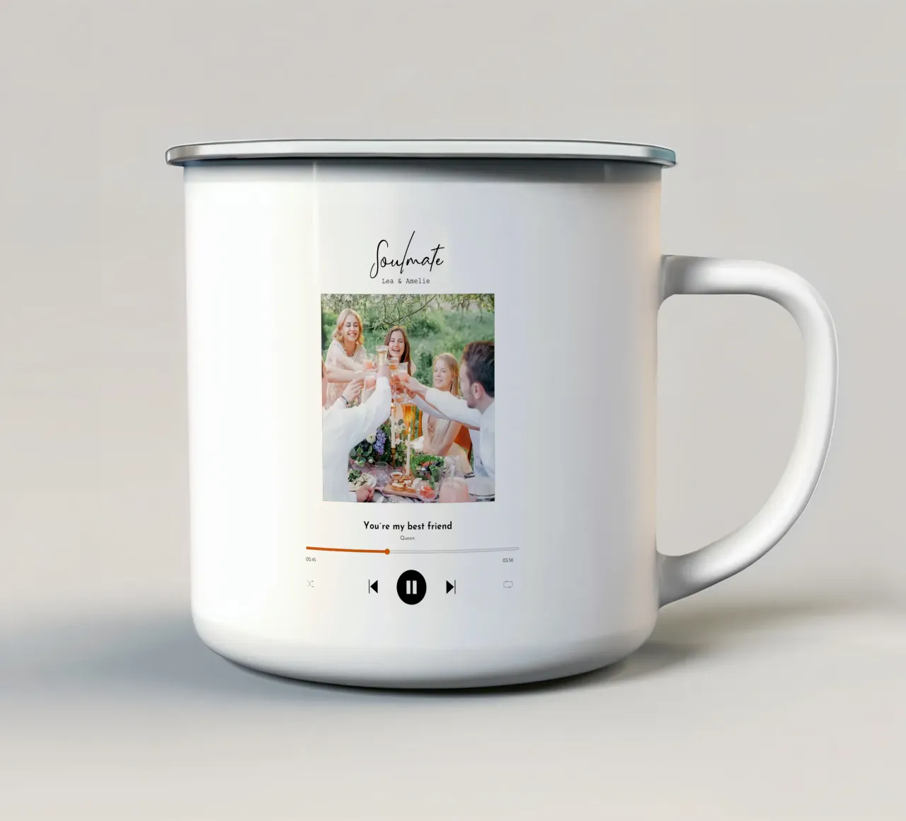 Song tazza in smalto da Kartenliebe