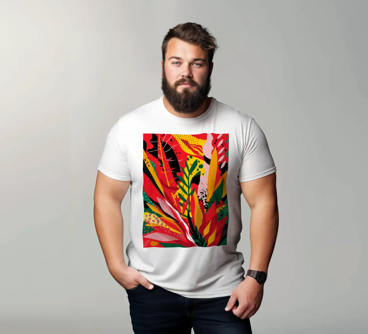 Primal Tropic Blaze t-shirt da Arcane Lines