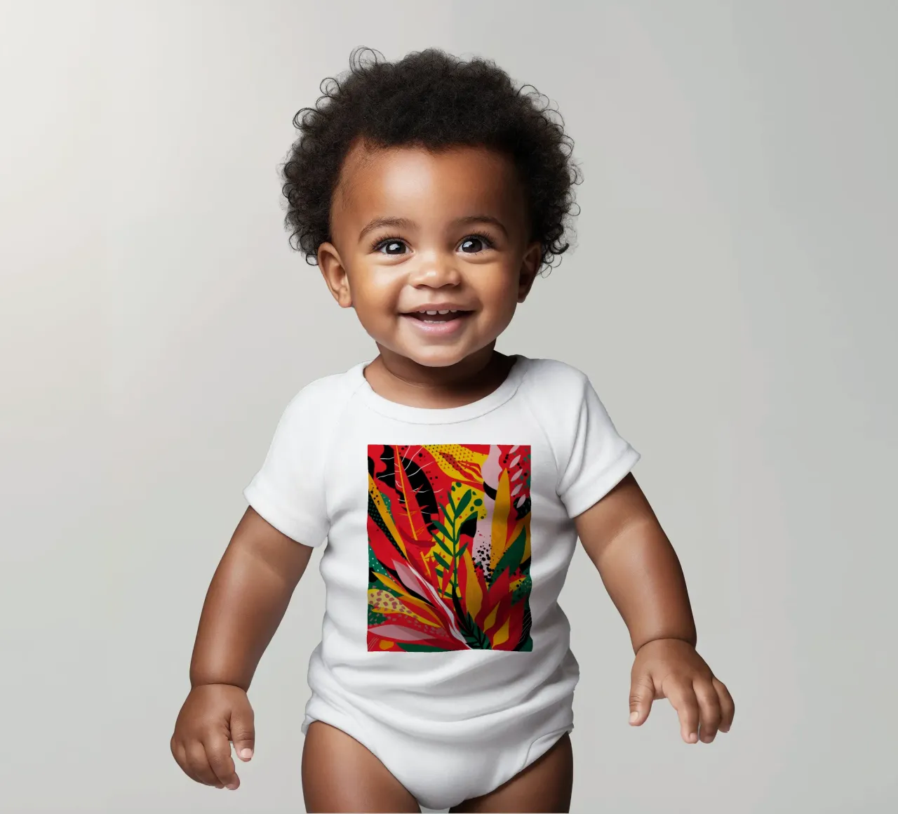Primal Tropic Blaze body neonato maniche corte da Arcane Lines