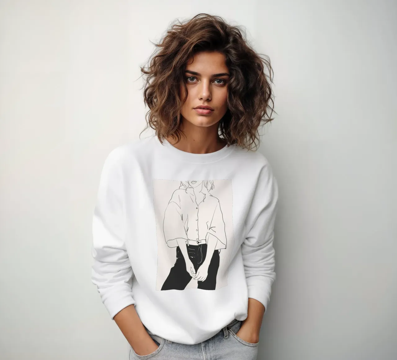Linee classiche felpa da LeaDArt
