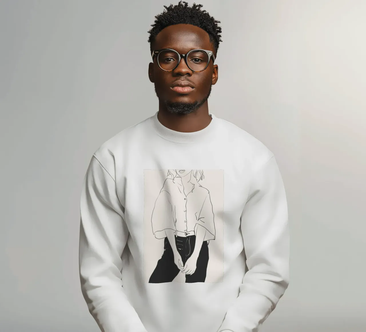 Linee classiche felpa da LeaDArt