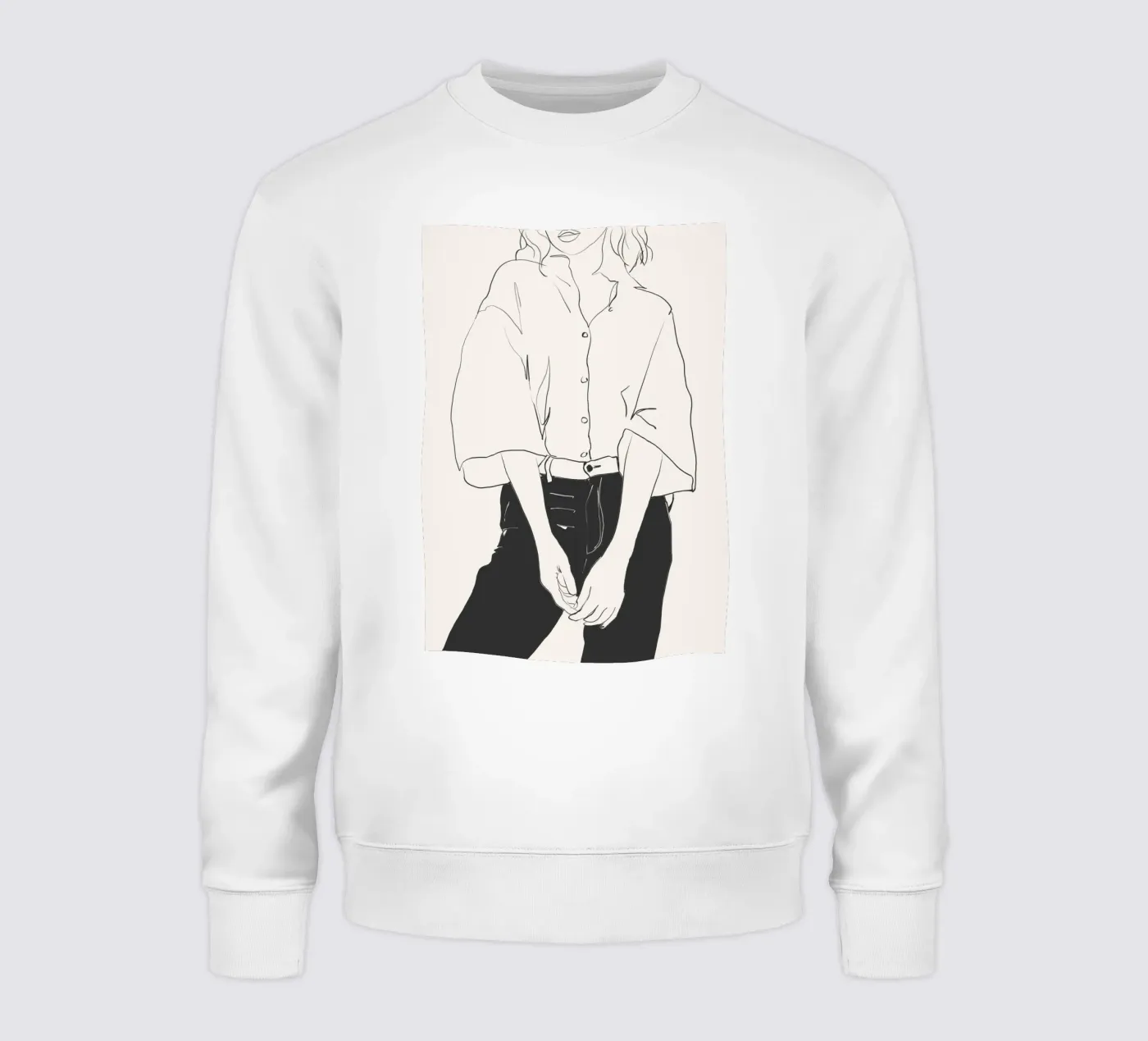 Linee classiche felpa da LeaDArt