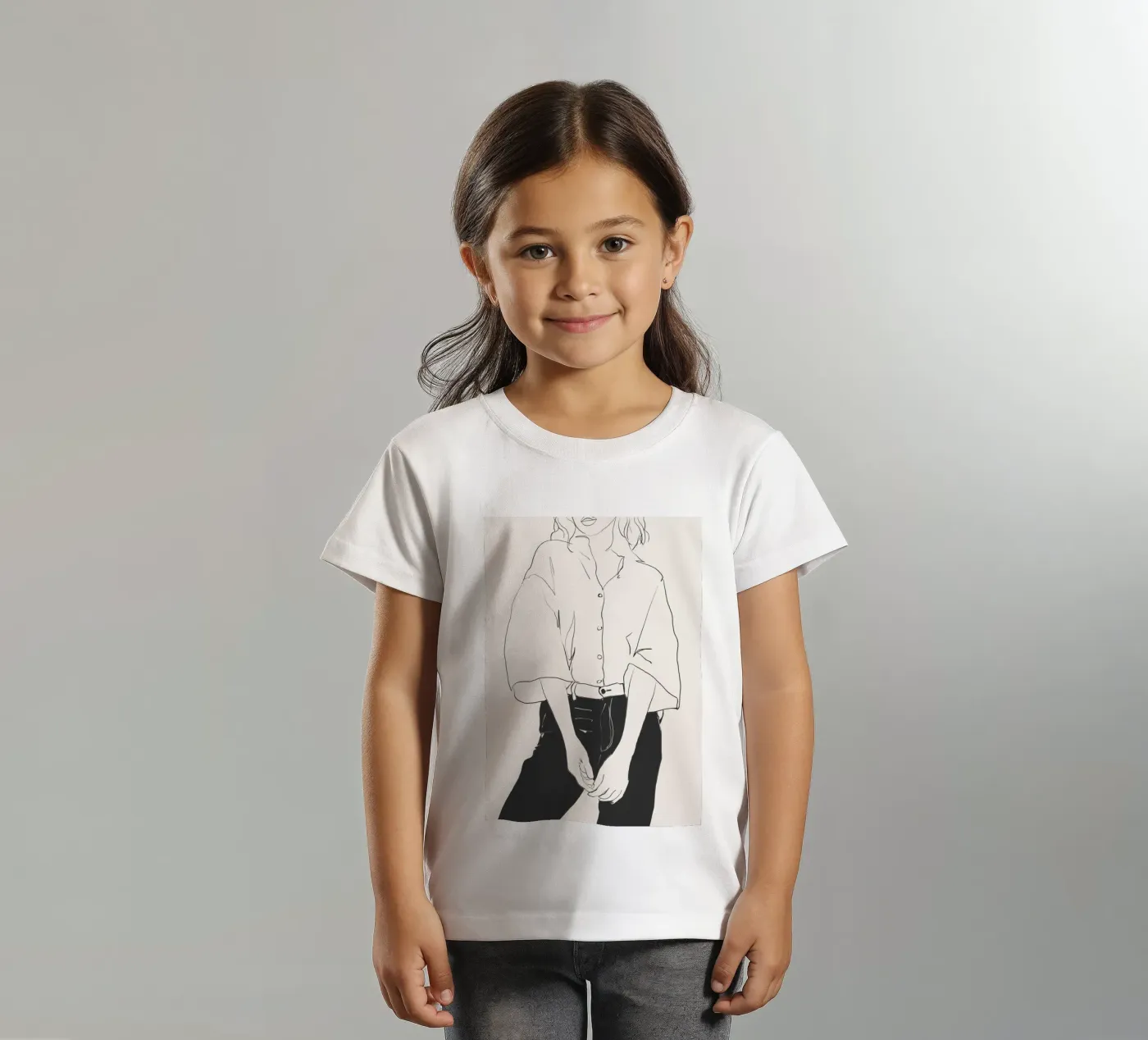 Linee classiche t-shirt bambini da LeaDArt