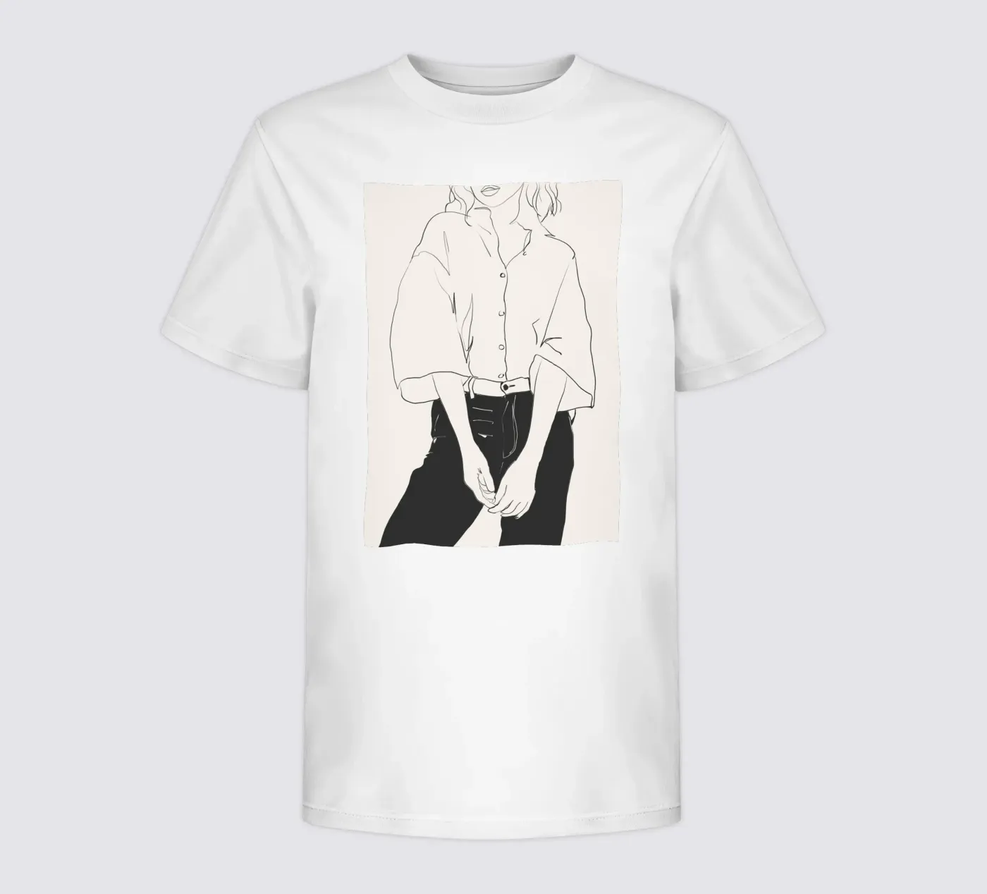 Linee classiche t-shirt bambini da LeaDArt